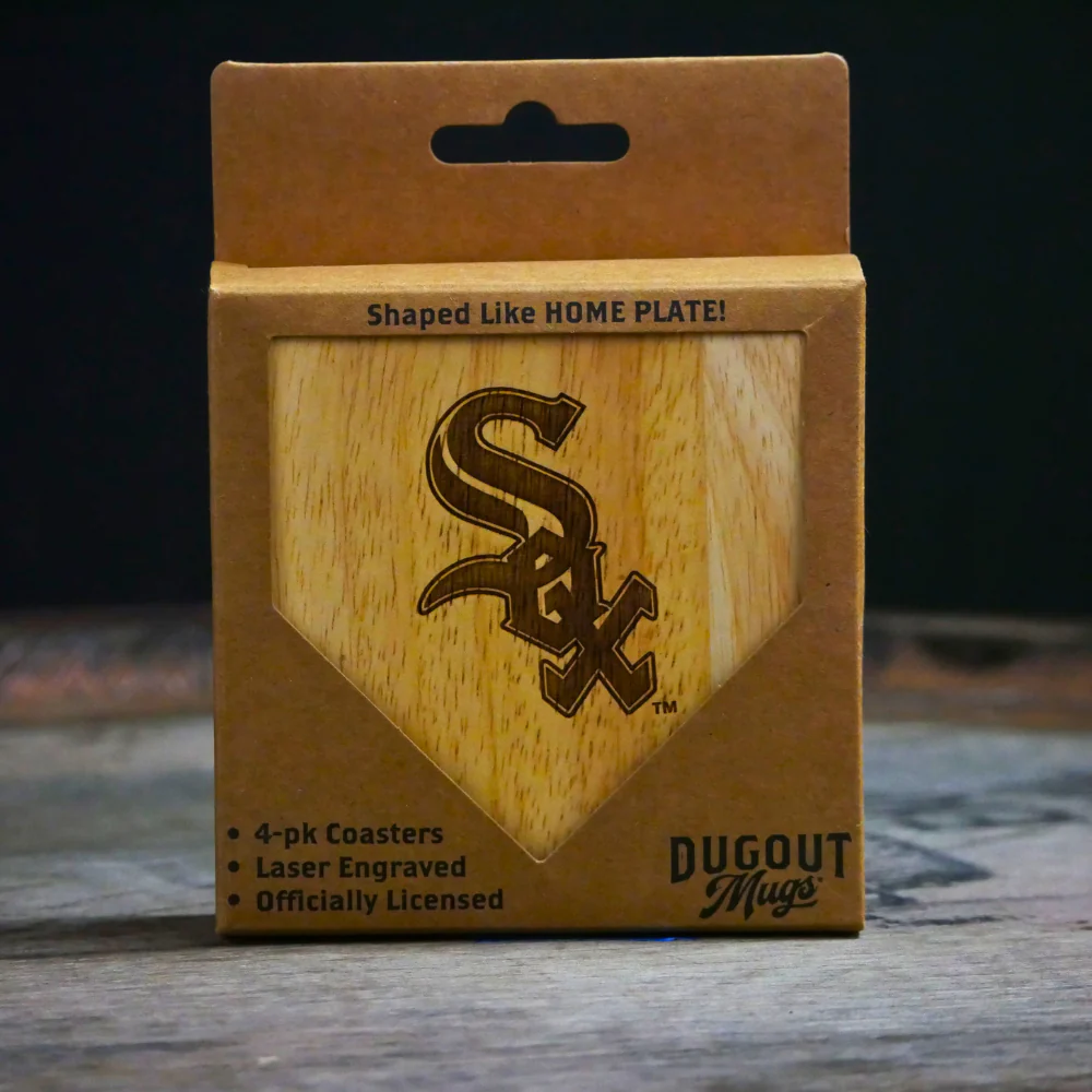 Chicago White Sox Dugout Mug® | Wood Coaster - Image 3