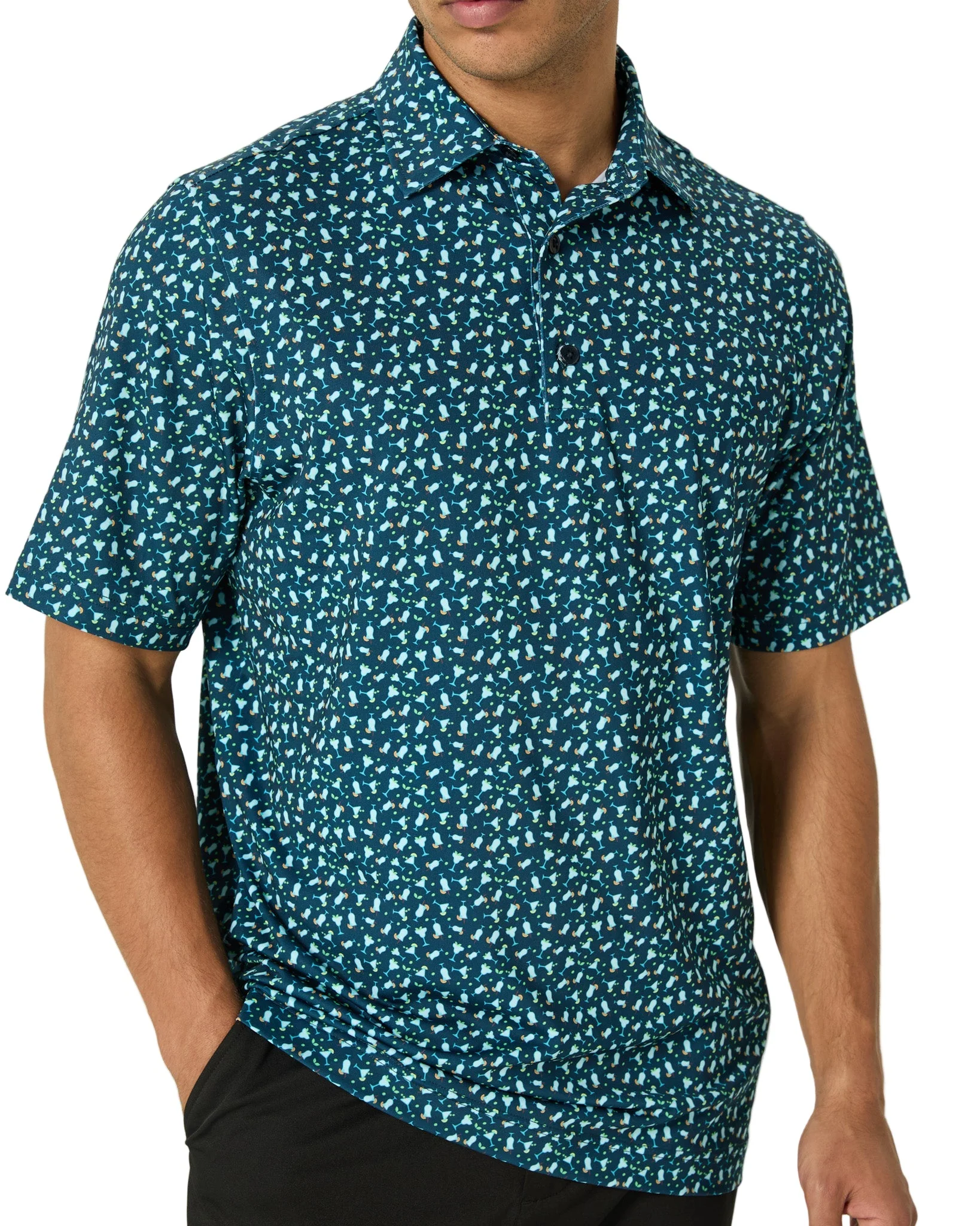 Cocktail Hour Men's Polo - Image 2