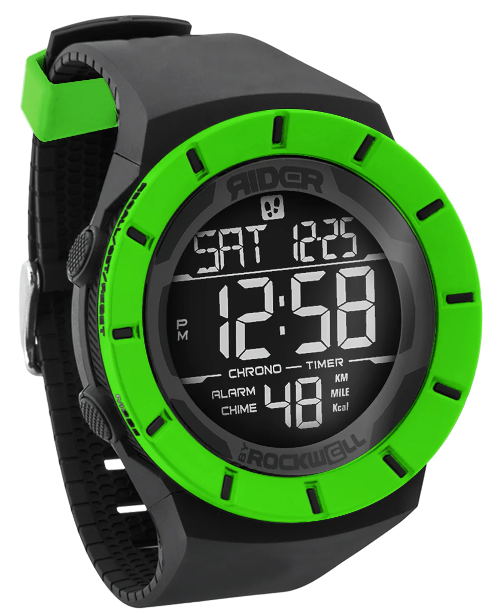 Coliseum Fit™ Halo Edition (Black/Green) Watch - Image 4