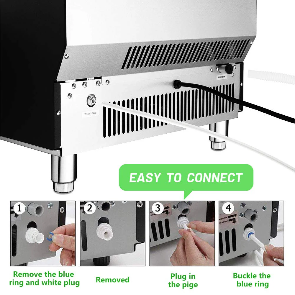 Commercial Ice Maker Ice Maker 265lbs 24HR 55lbs Heavy Duty - Image 6