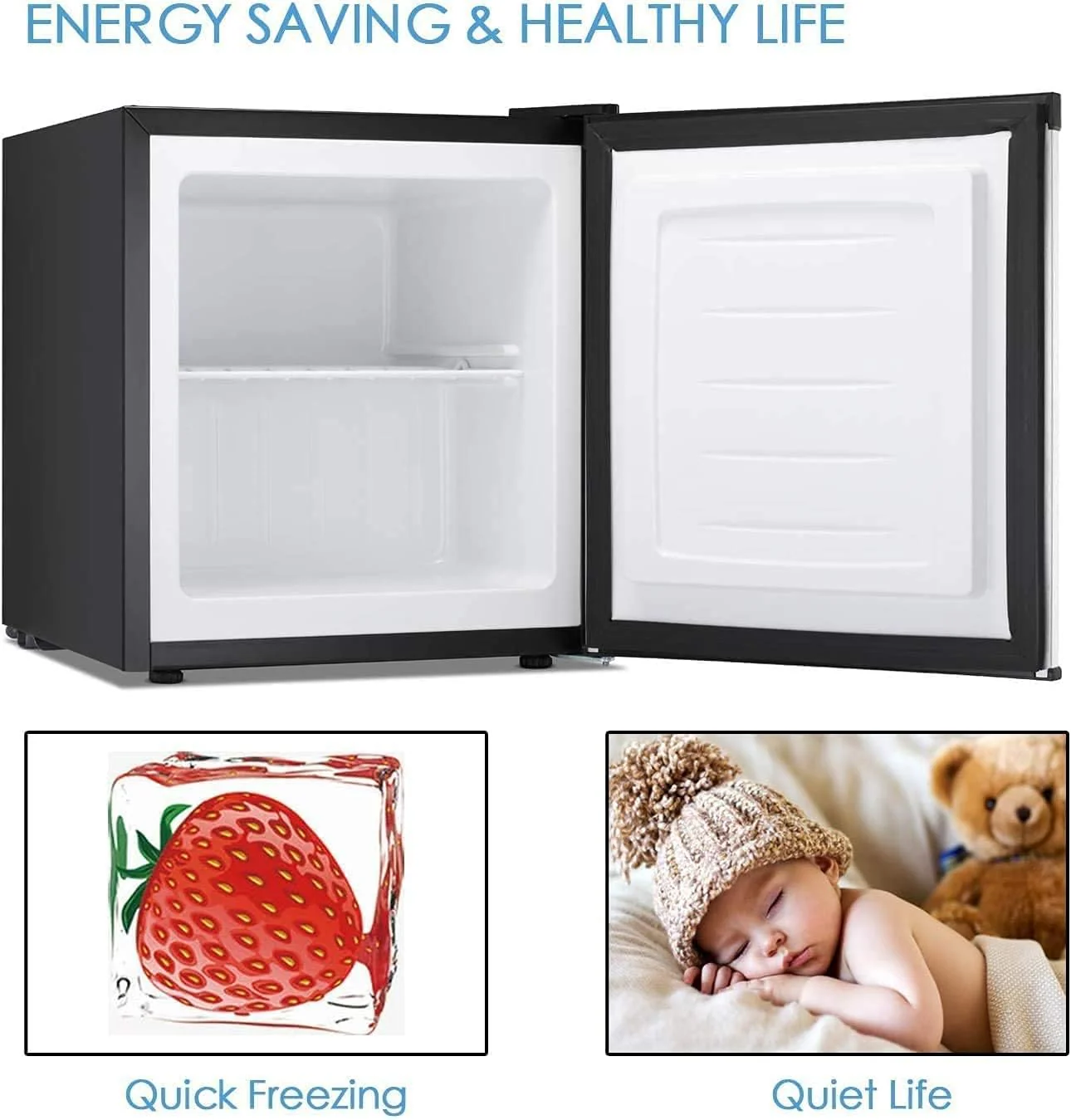 Compact Chest Upright Freezer 1.1 cu.D5840C - Image 2