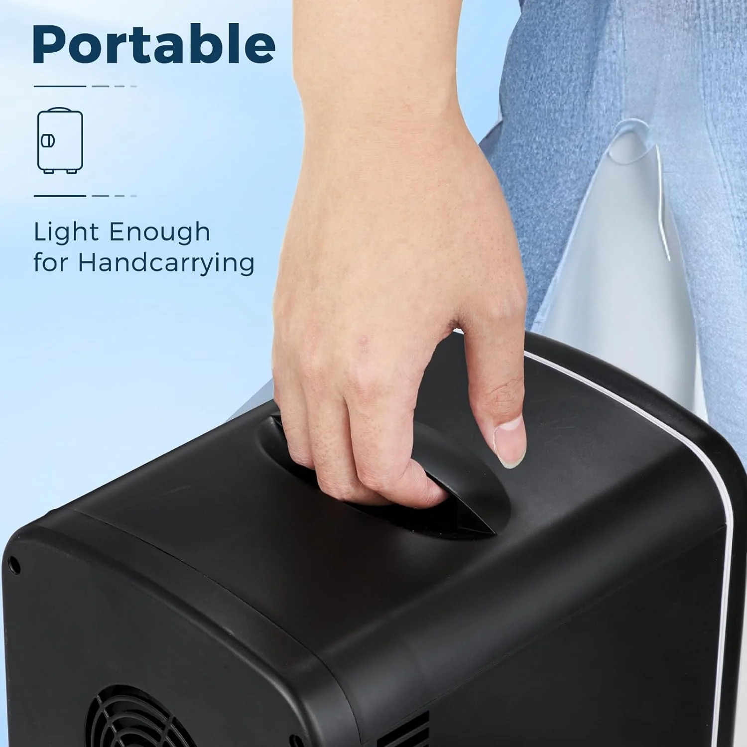 Compact Refrigerator Portable Mini Fridge Skin Care 4L Capacity 6 Cans F3404 - Image 7