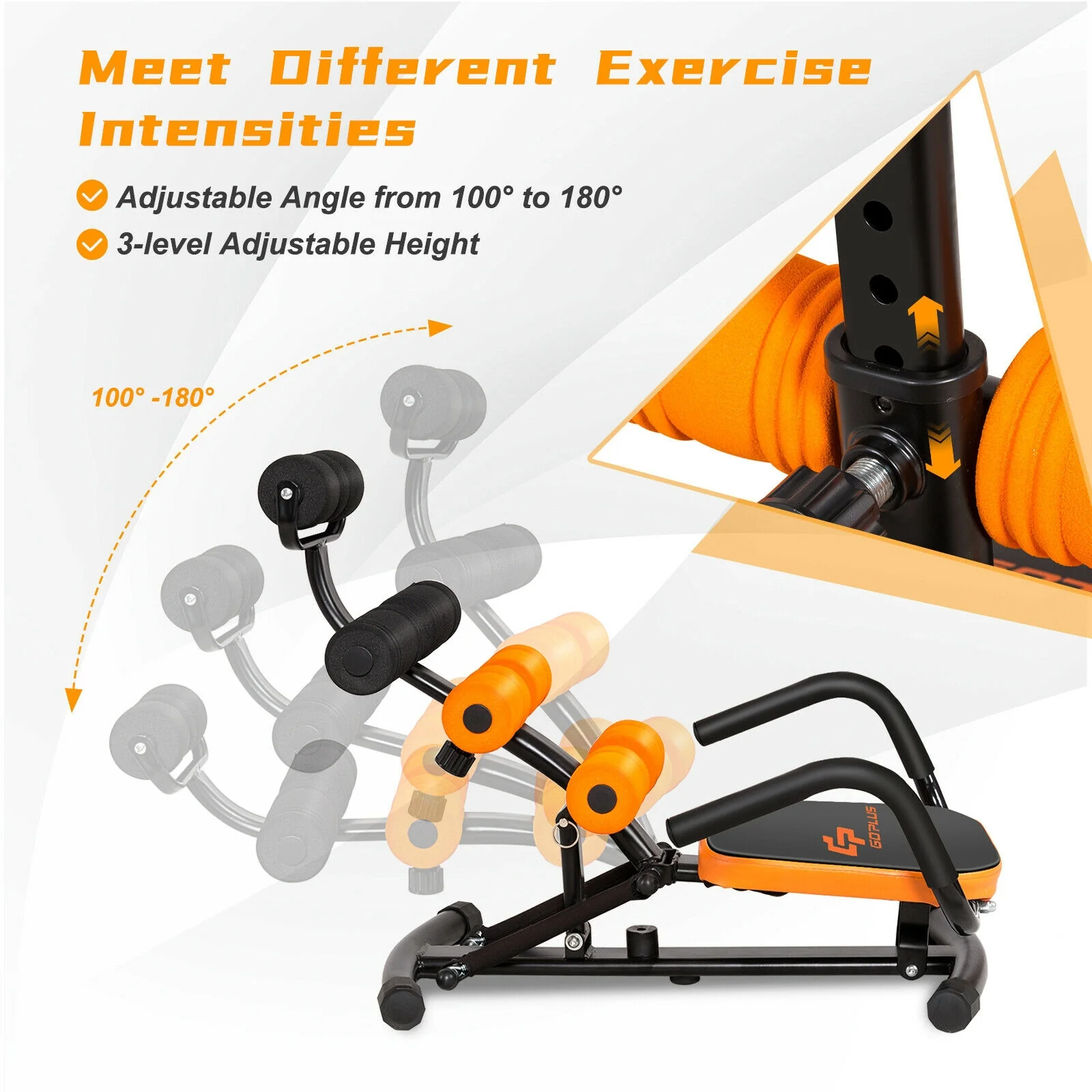 Core Fitness Abdominal Trainer Crunch Exercise Bench Machine - Image 8