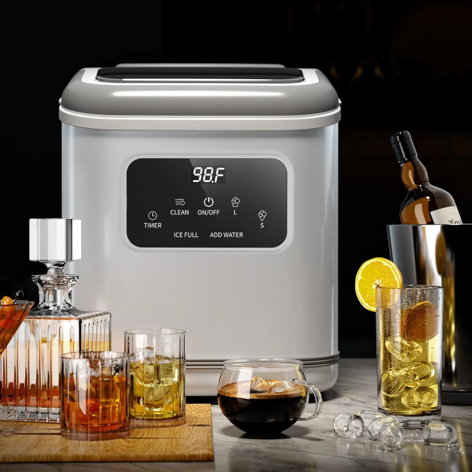 Countertop Ice Maker 9 Bullet Ice Cubes in 6 Mins Z5812K - Image 19