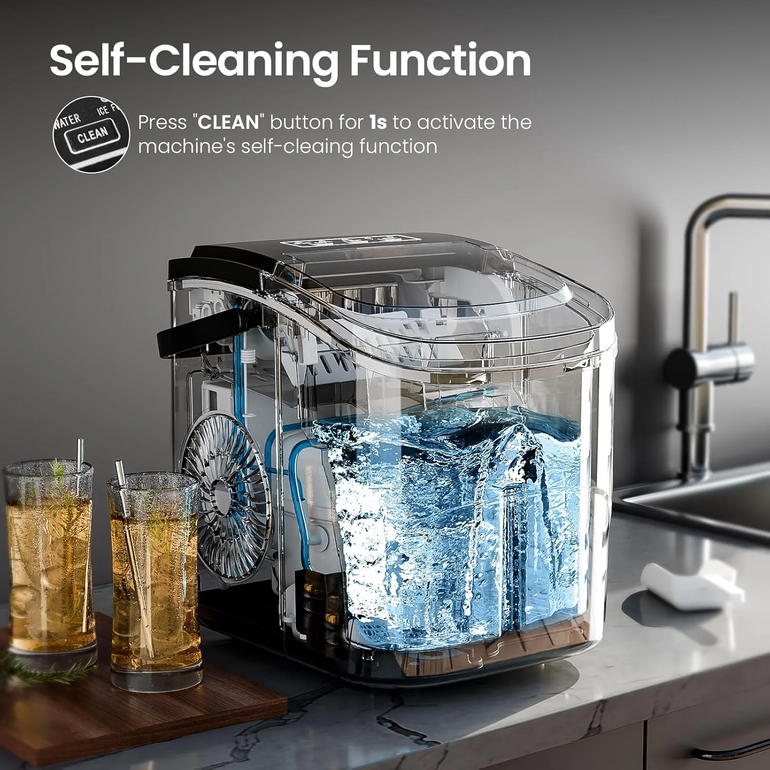 Countertop Ice Maker (3 Models Z5812B\Z5822G\58012RIM0) - Image 5