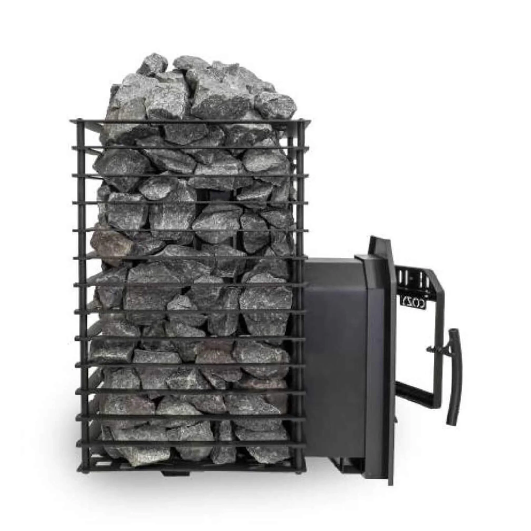 Cozy Heat Quattro Thru-Wall Square Style Sauna Stove With Sauna Stones - Image 2