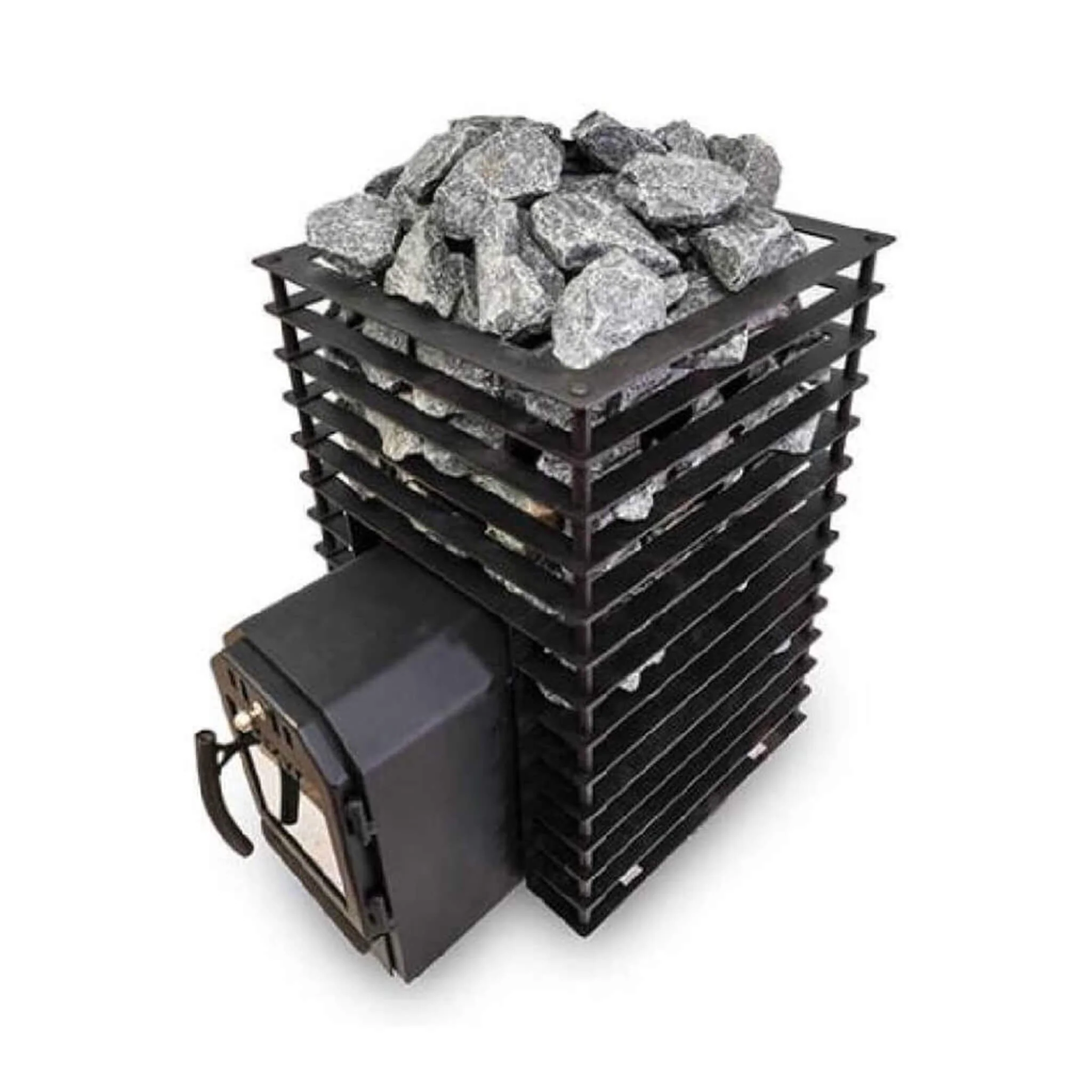 Cozy Heat Quattro Thru-Wall Square Style Sauna Stove With Sauna Stones - Image 3