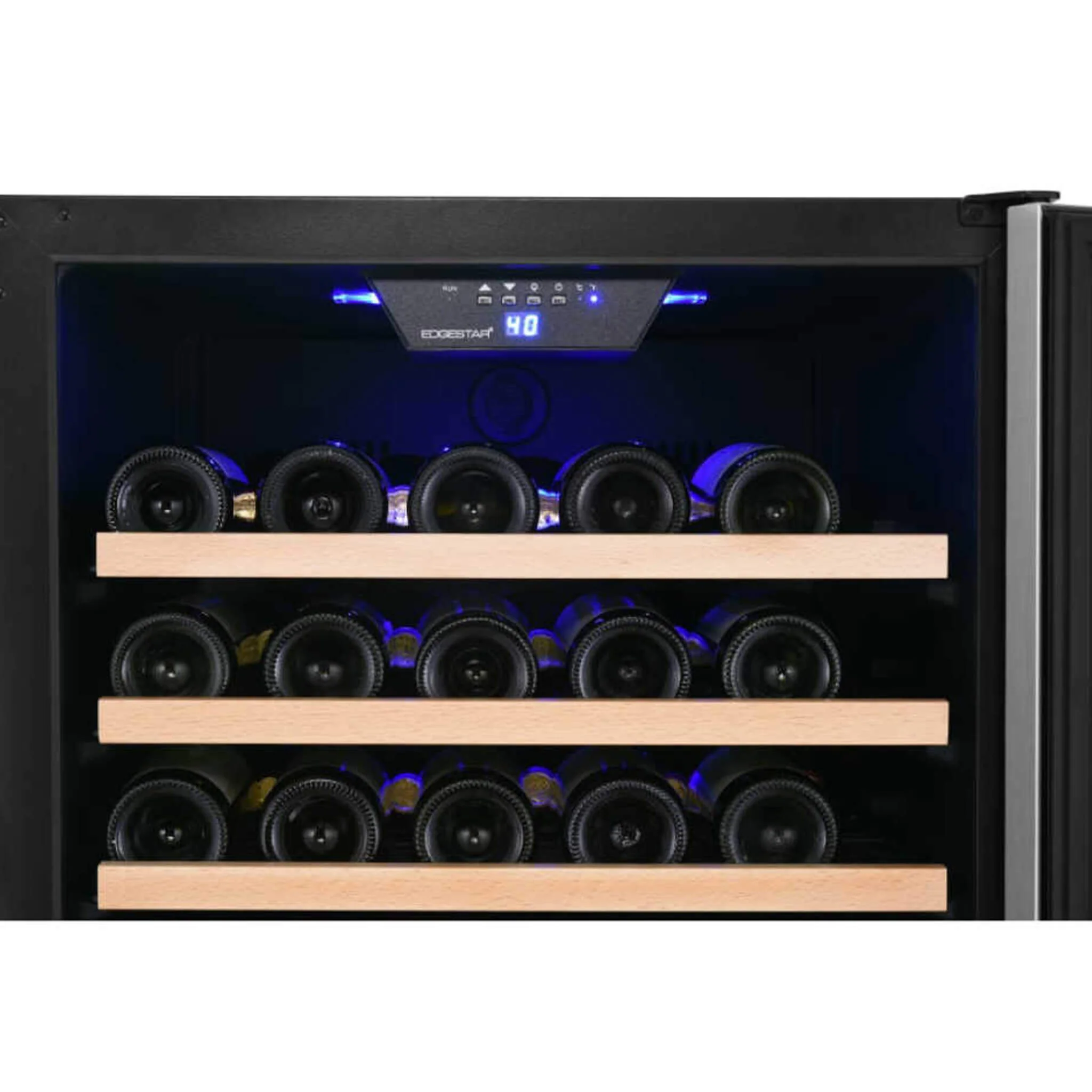 Edgestar 24" Wide 151 Bottle Capacity Freestanding Single Zone Wine Cooler With Even Cooling Technology - Image 14