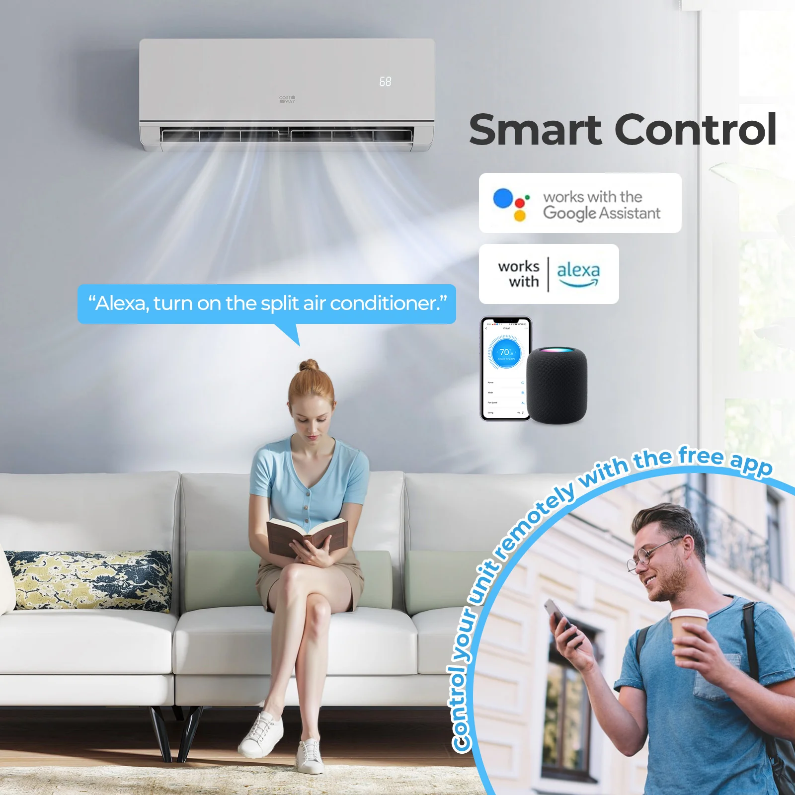 ENERGY STAR Certified 12000 BTU 24 SEER2 115V Mini Split Heat Pump Heating at -15°F - Image 4