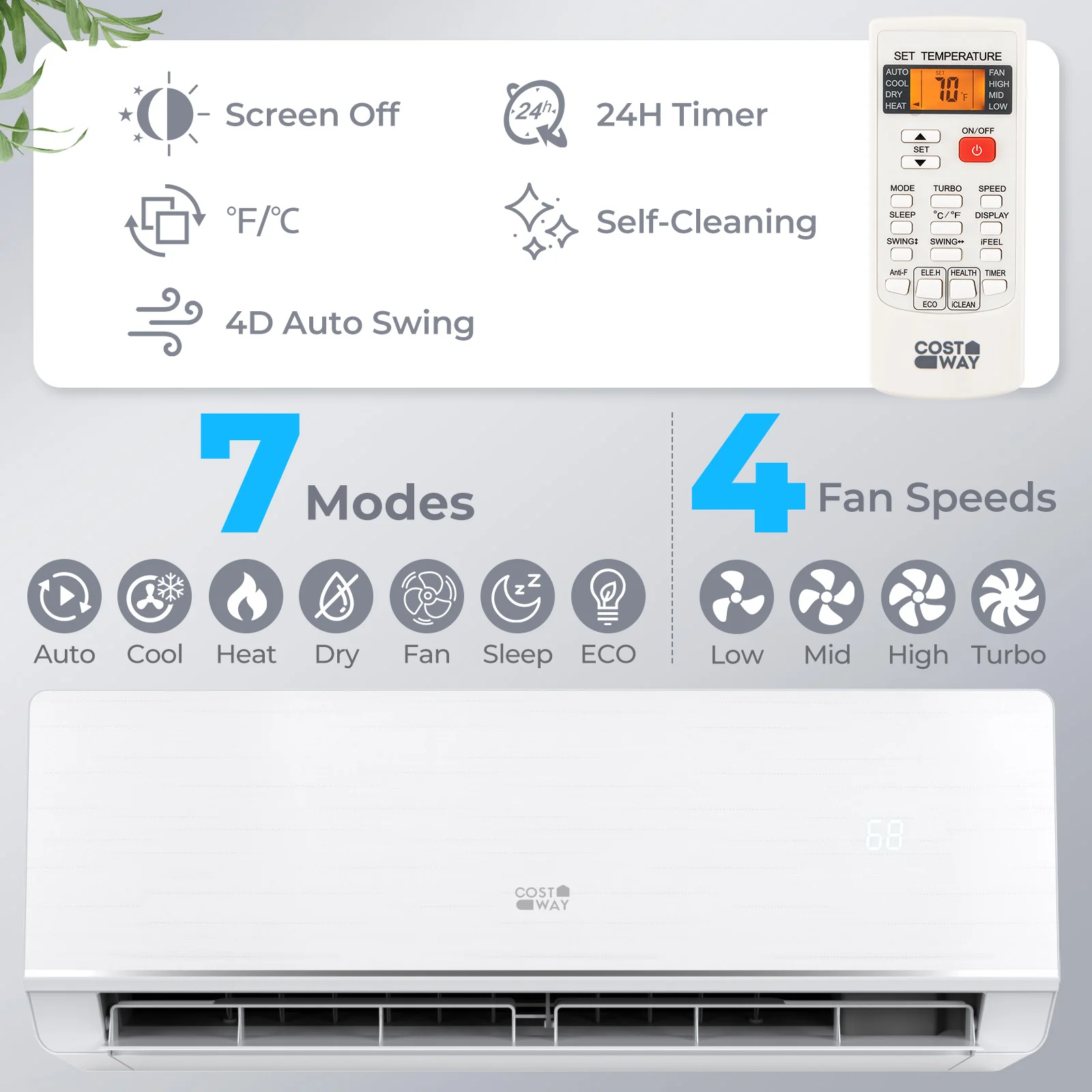 ENERGY STAR Certified 12000 BTU 24 SEER2 208-230V Mini Split Heat Pump Heating at -15°F - Image 6