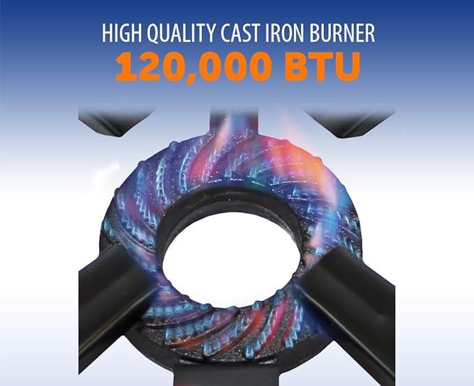 Flame King 120K BTU Eco Cooker Single Burner Stove - Image 5