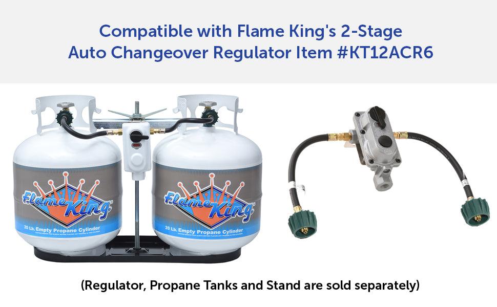 Flame King 15 Inch RV Or Trailer Propane Tank Pigtail Hose Connector - Image 3
