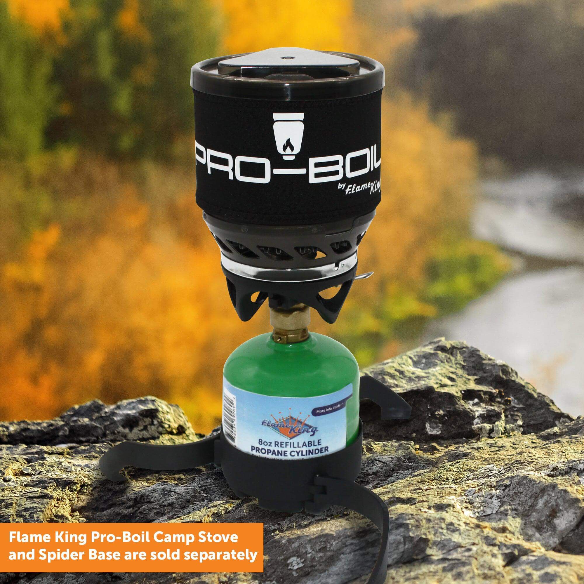 Flame King 2 Packs Eco Friendly Sustainable 8oz 1/2lb Refillable Propane Tank LP Cylinder - Image 10