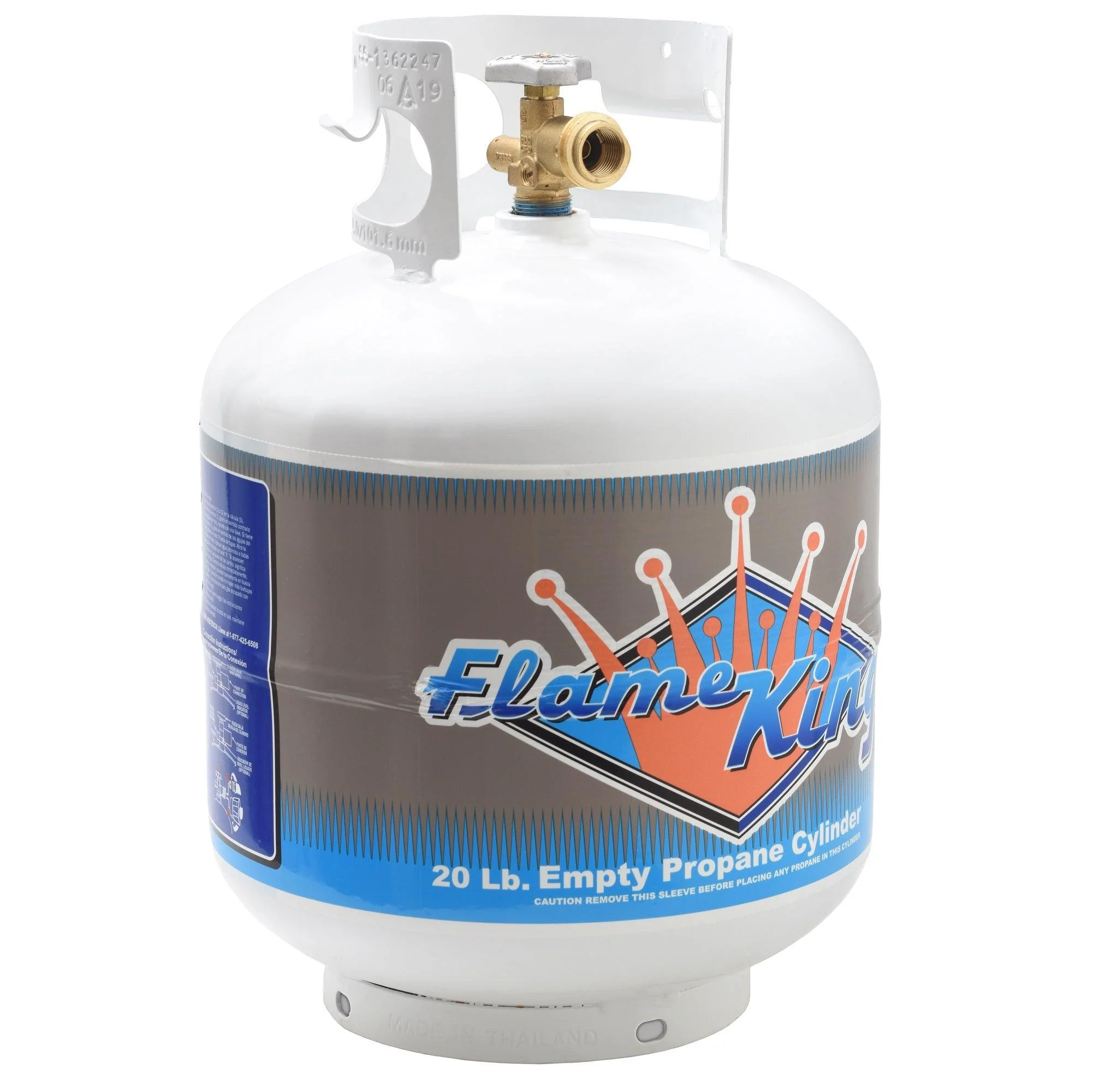 Flame King 20lb Propane Tank LP Cylinder with OPD - Image 6