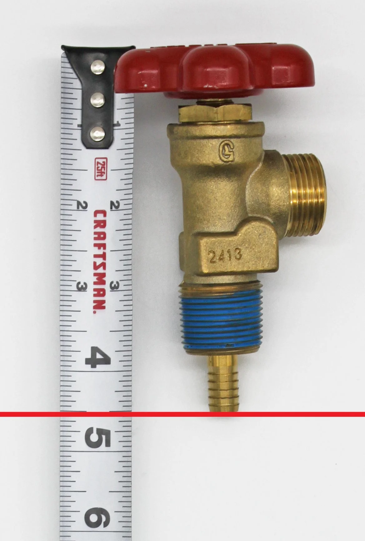 Flame King 239lb and 420lb Refrigerant Tank Liquid Valve - Image 3
