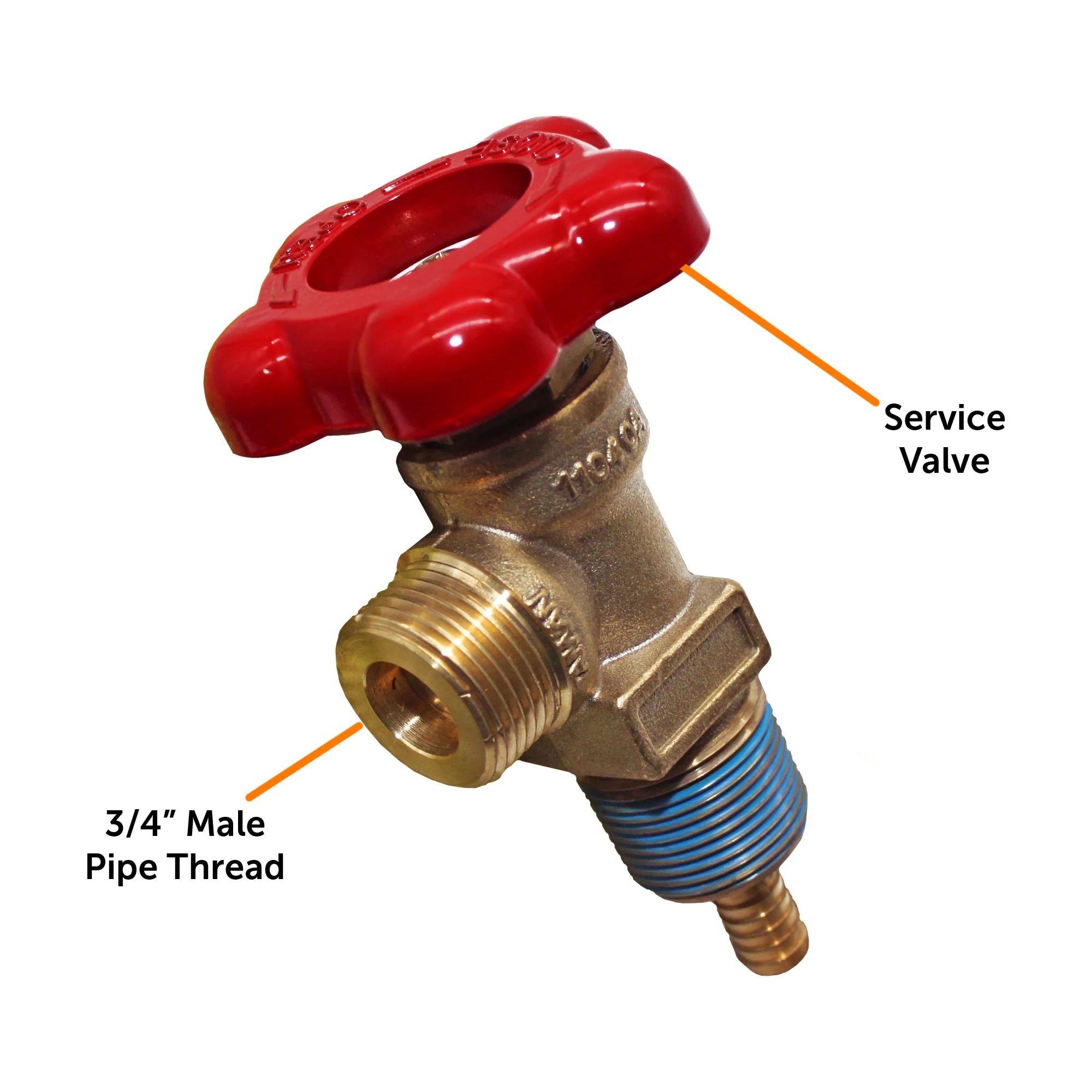 Flame King 239lb and 420lb Refrigerant Tank Liquid Valve - Image 4