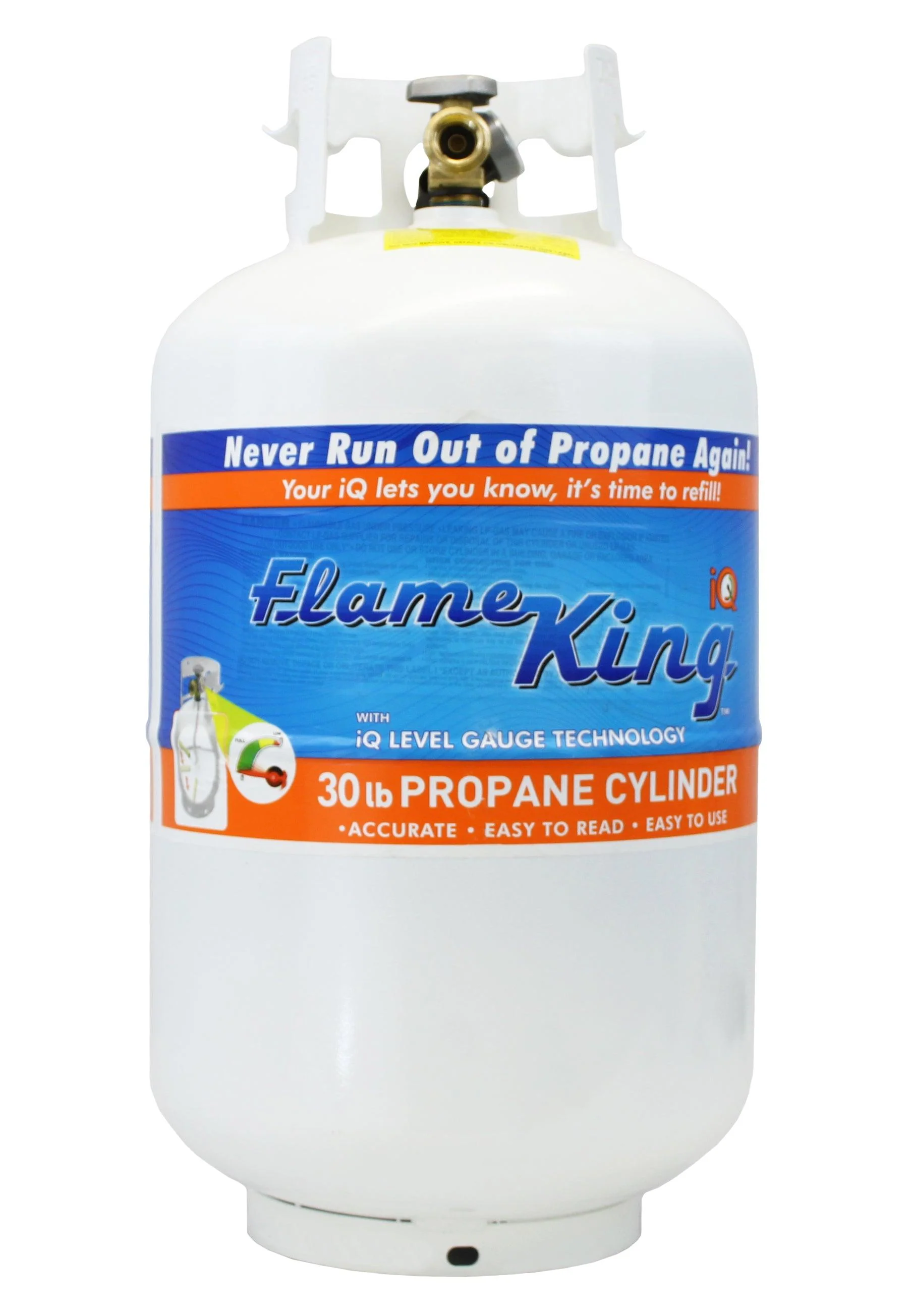 Flame King 30lb Propane Tank LP Cylinder with OPD & Gauge - Image 8