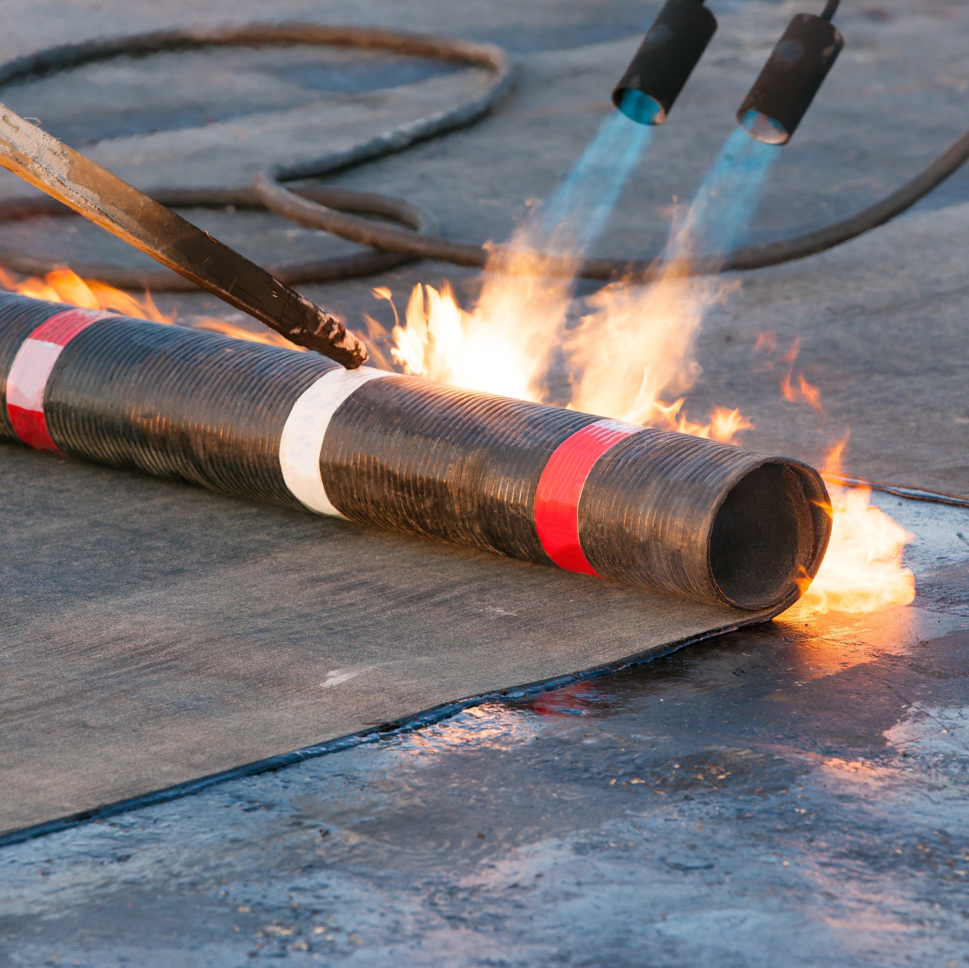 Flame King 500,000 BTU X 2 Torch Head Dual Propane Weed Burner Torch - Image 2