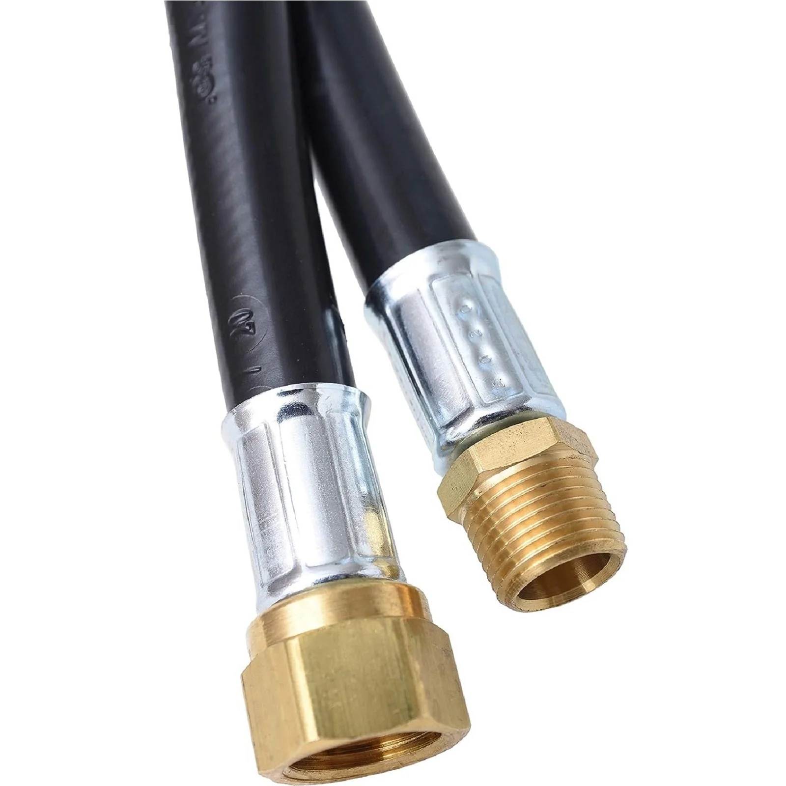Flame King Connect Regulator to Gas Piping, Propane Thermo Plastic Rubber Hose Assembly, 120-inch, 3/8-inch ID for RVs and Travel Trailers - Image 7
