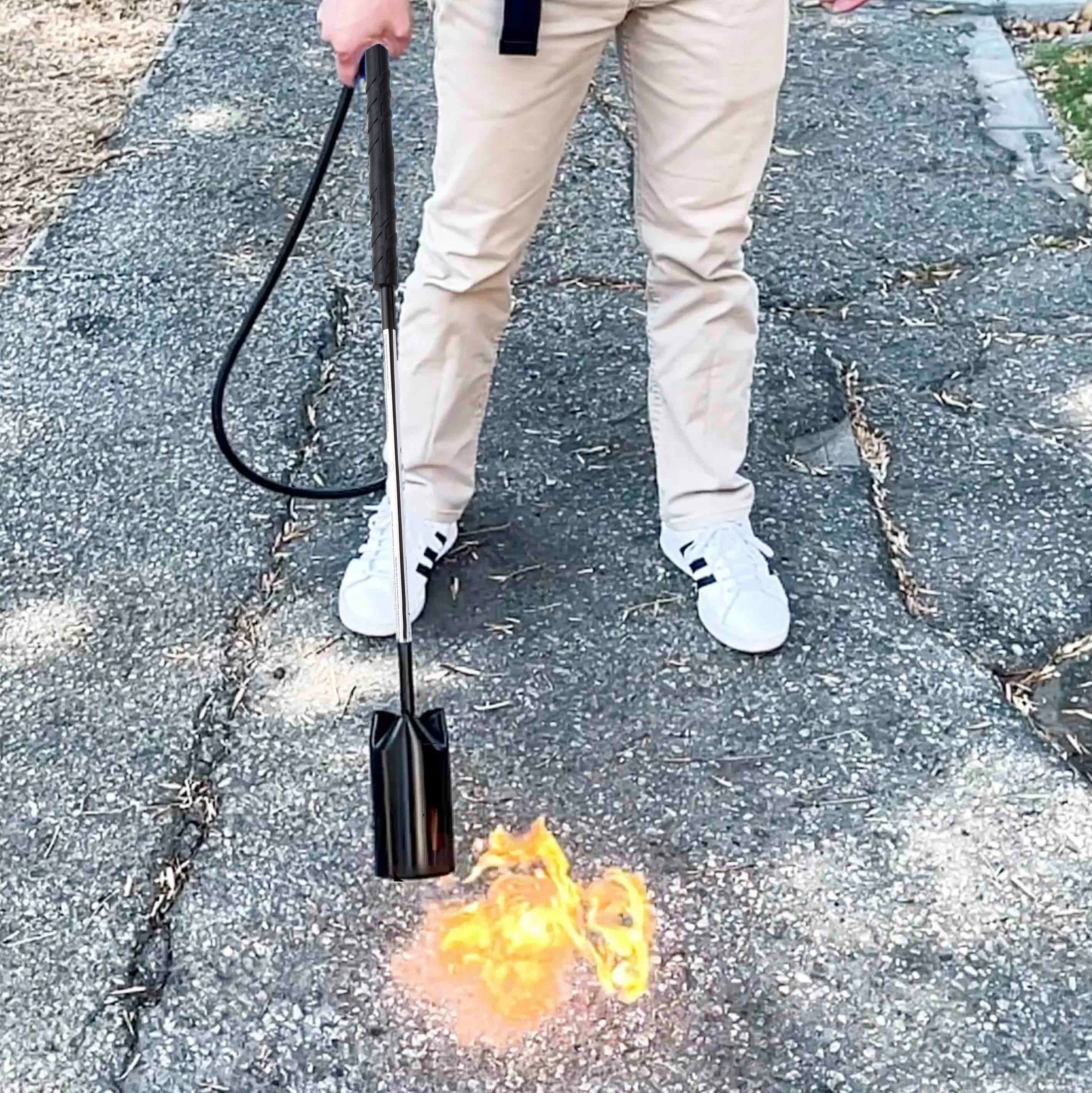 Flame King Heavy Duty Propane Torch Weed Burner 500,000 BTU with Flint Striker - Image 2