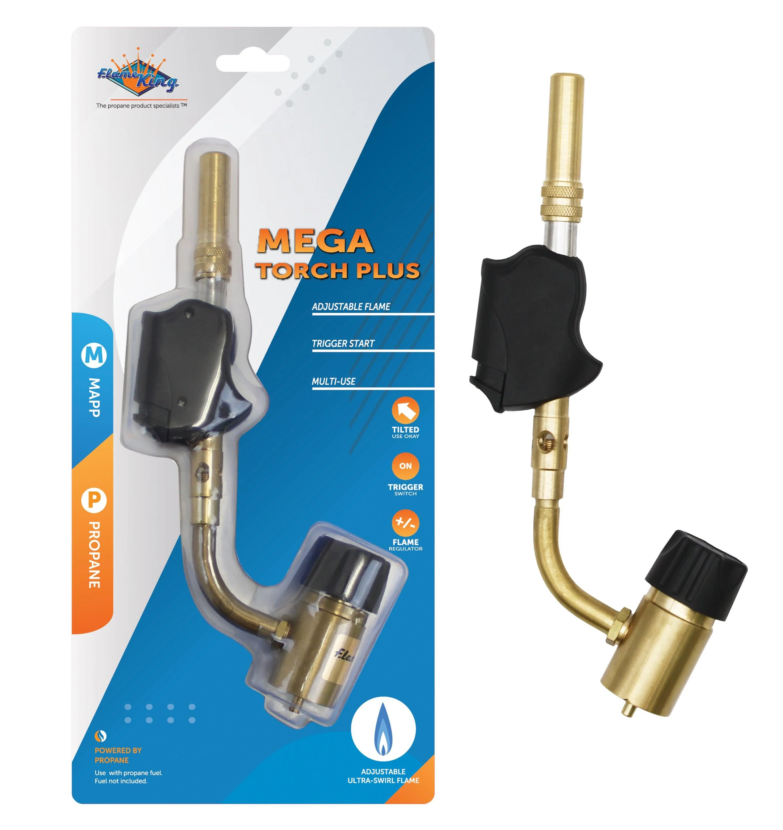Flame King High Intensity Propane Torch Head Piezo Igniter Switch - Image 4