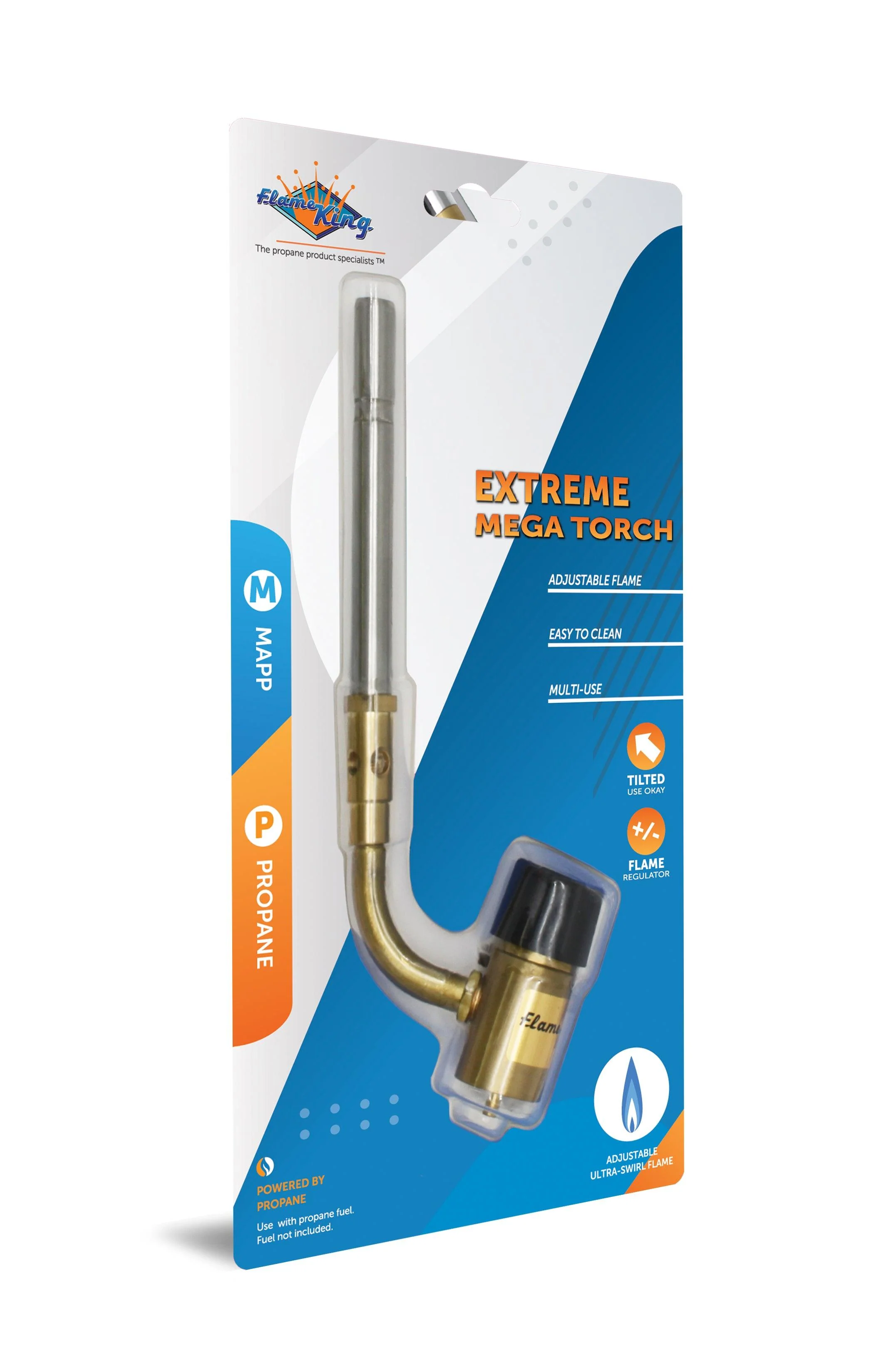 Flame King High Intensity Propane Torch Head Swirl Flame - Image 5