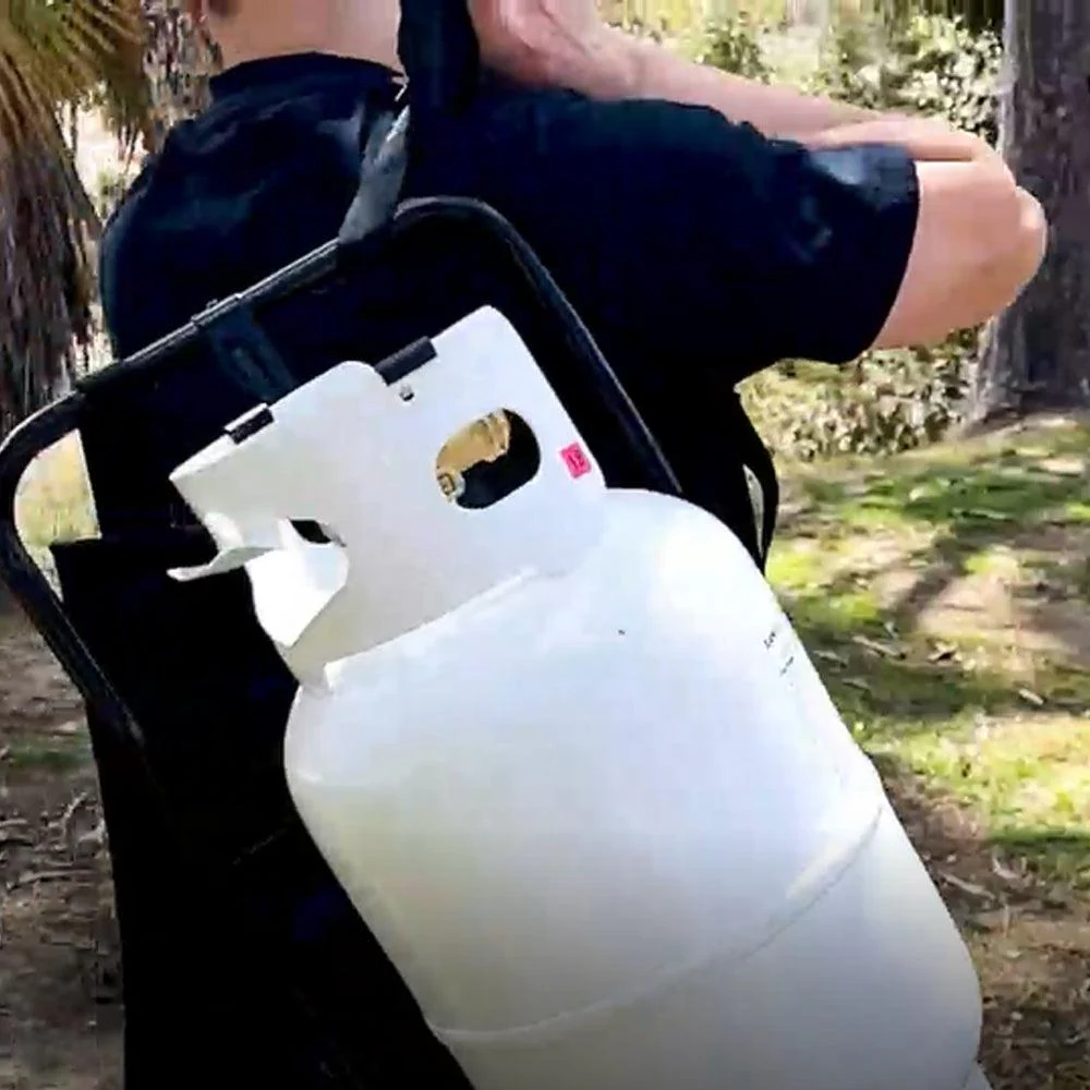 Flame King Metal Alice Frame Backpack Carrier for 10LB Propane Cylinder and Weed Torch - Image 8