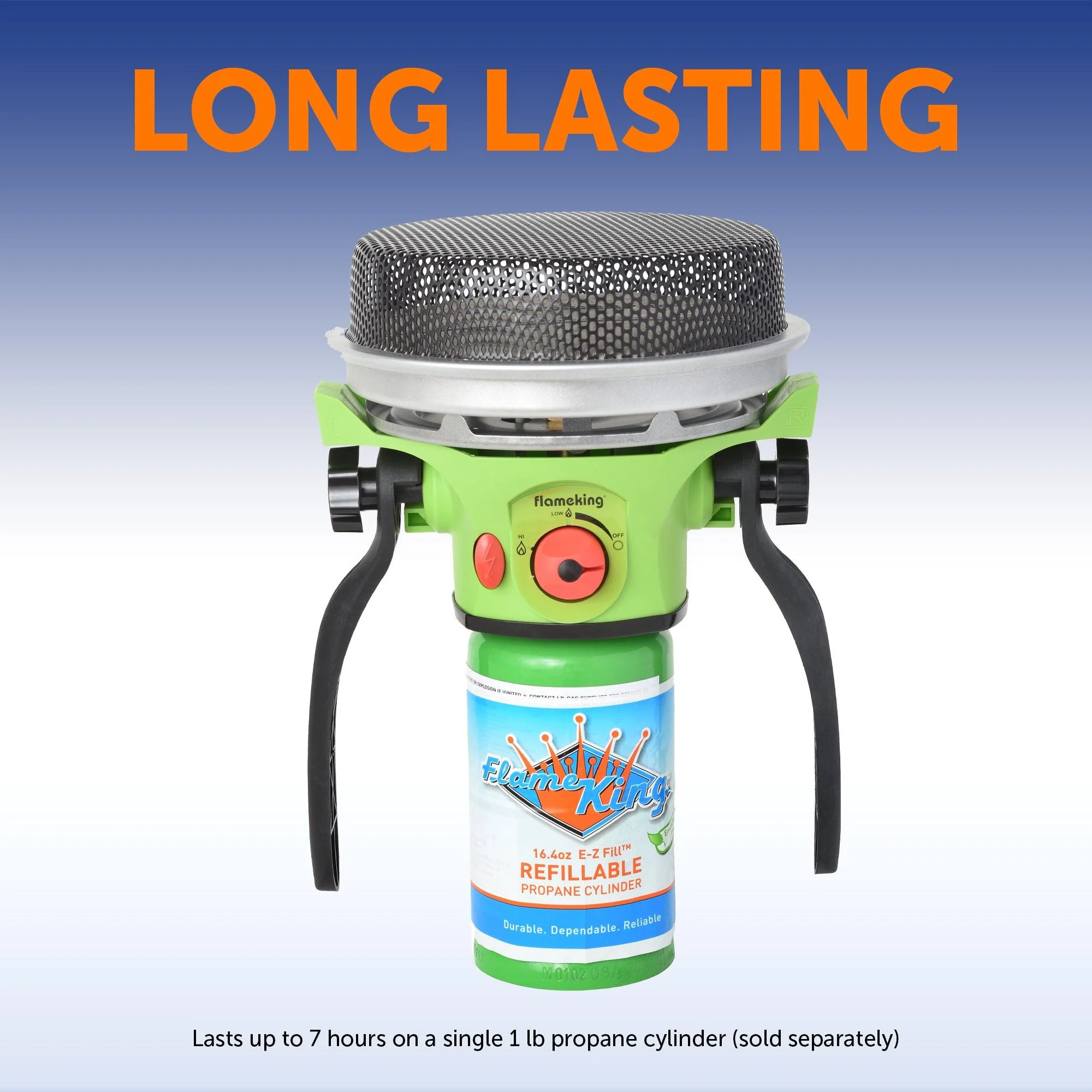 Flame King Portable Heater Propane Gas Outdoor with Piezo Electric Start - Image 9