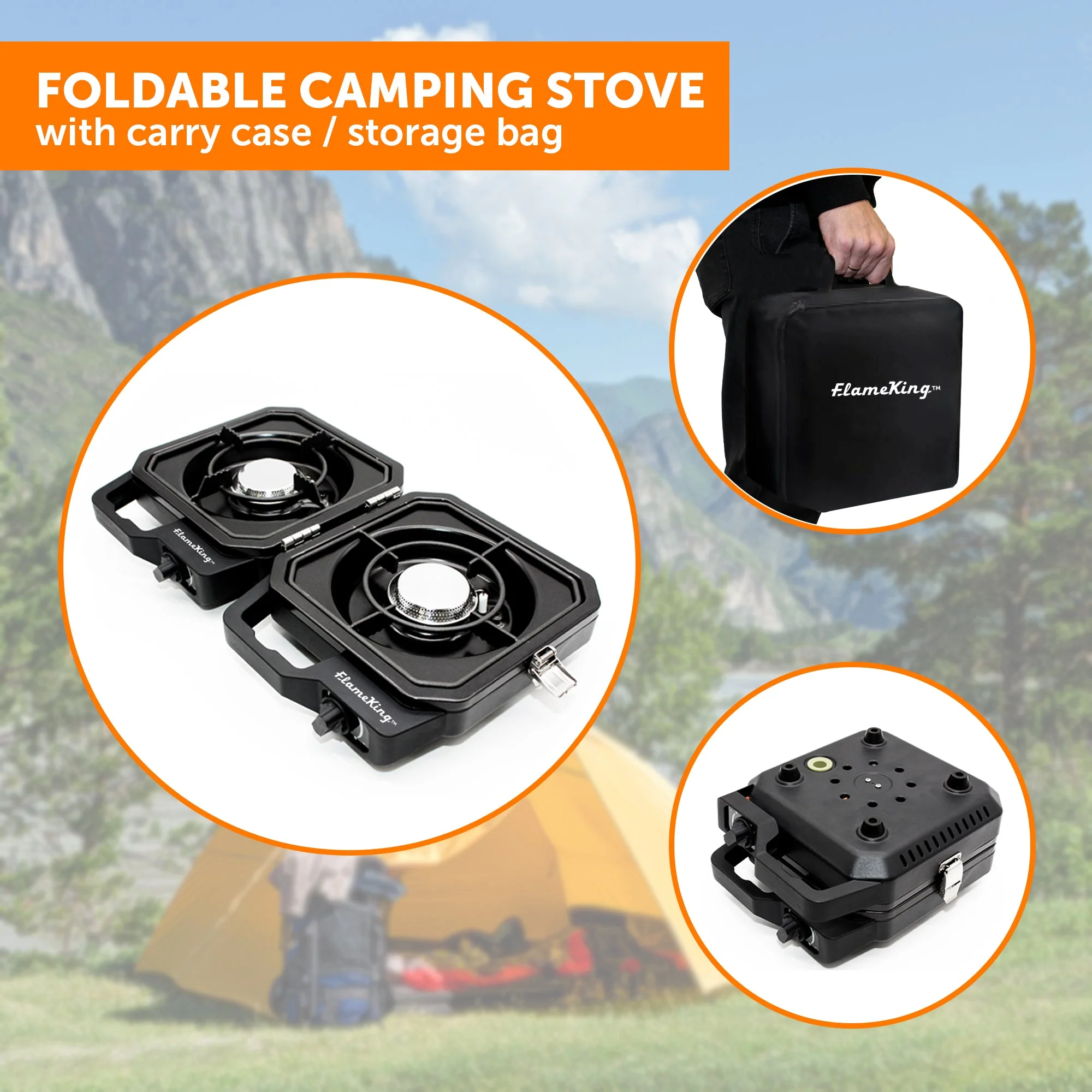 Flame King Portable Propane Campact Cooker - Image 6