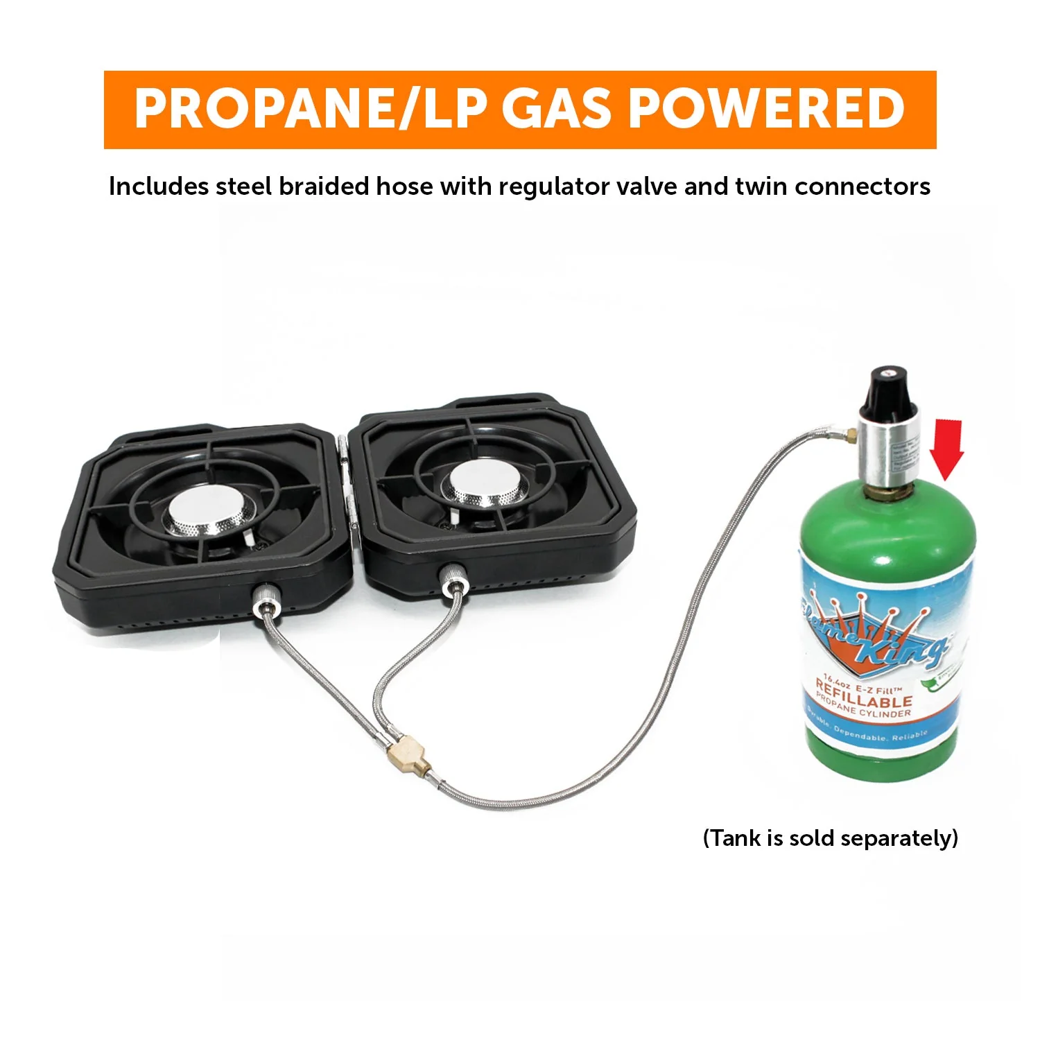 Flame King Portable Propane Campact Cooker - Image 9