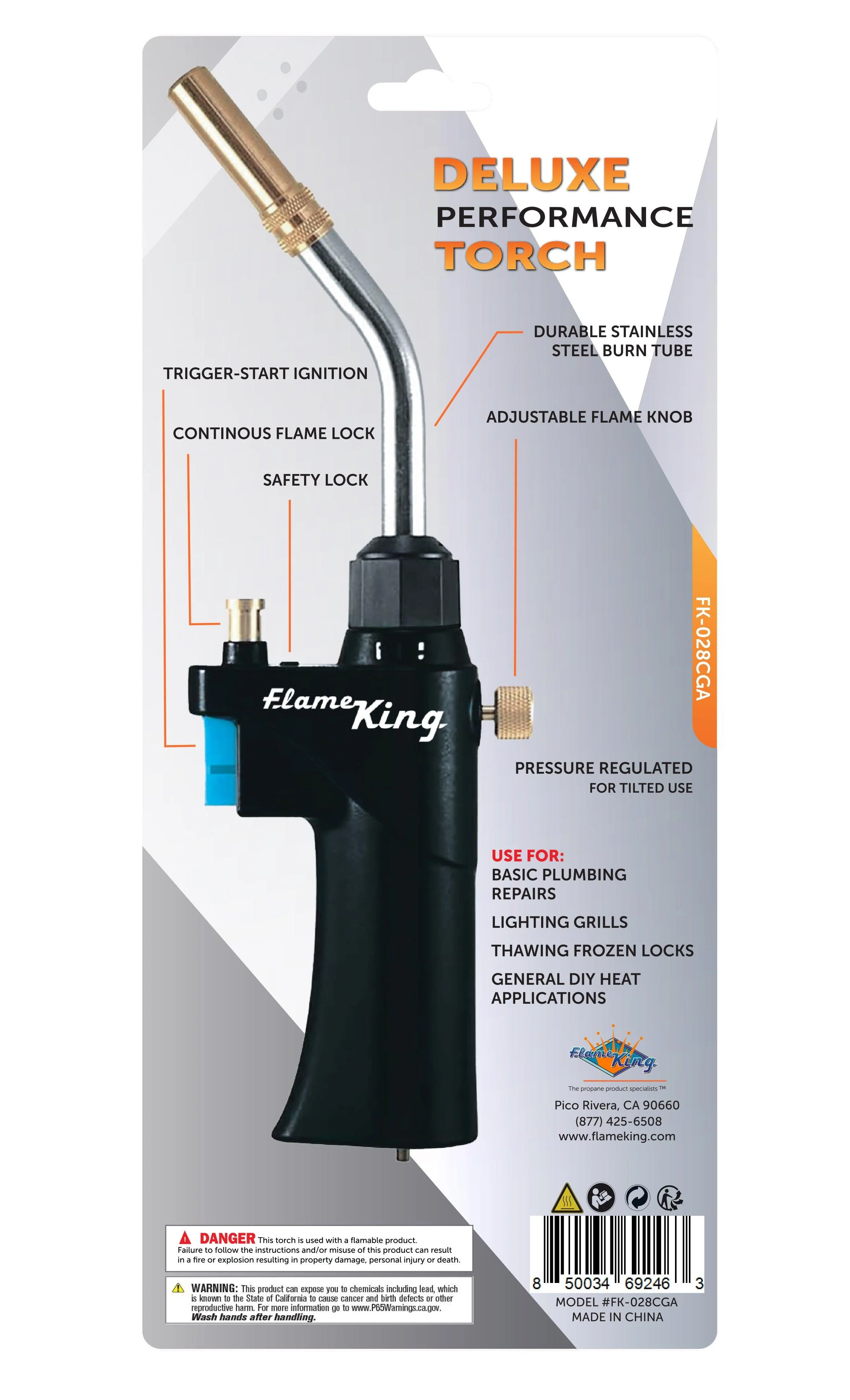 Flame King Propane Torch Webbed Flame Soldering - Image 5