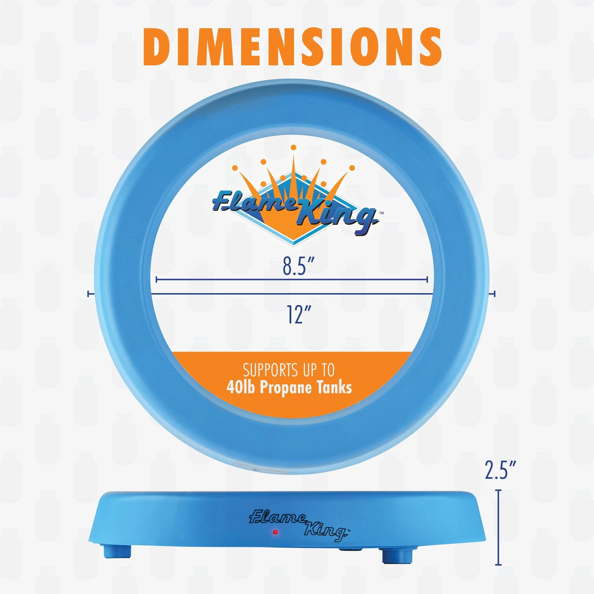 Flame King Smart Wireless Gauge Propane Tank Scale - Image 9