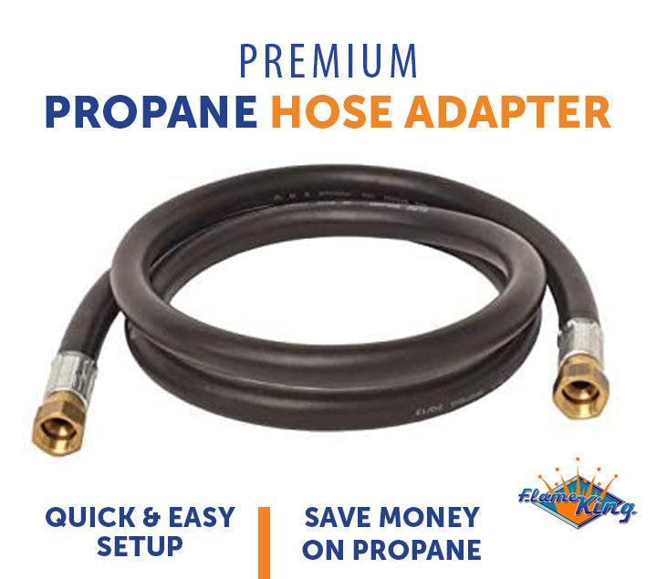 Flame King Thermo Rubber RV Slide Out Hose Assembly, 60 Inch, 3/8 Inch ID, Female to Female - Image 5