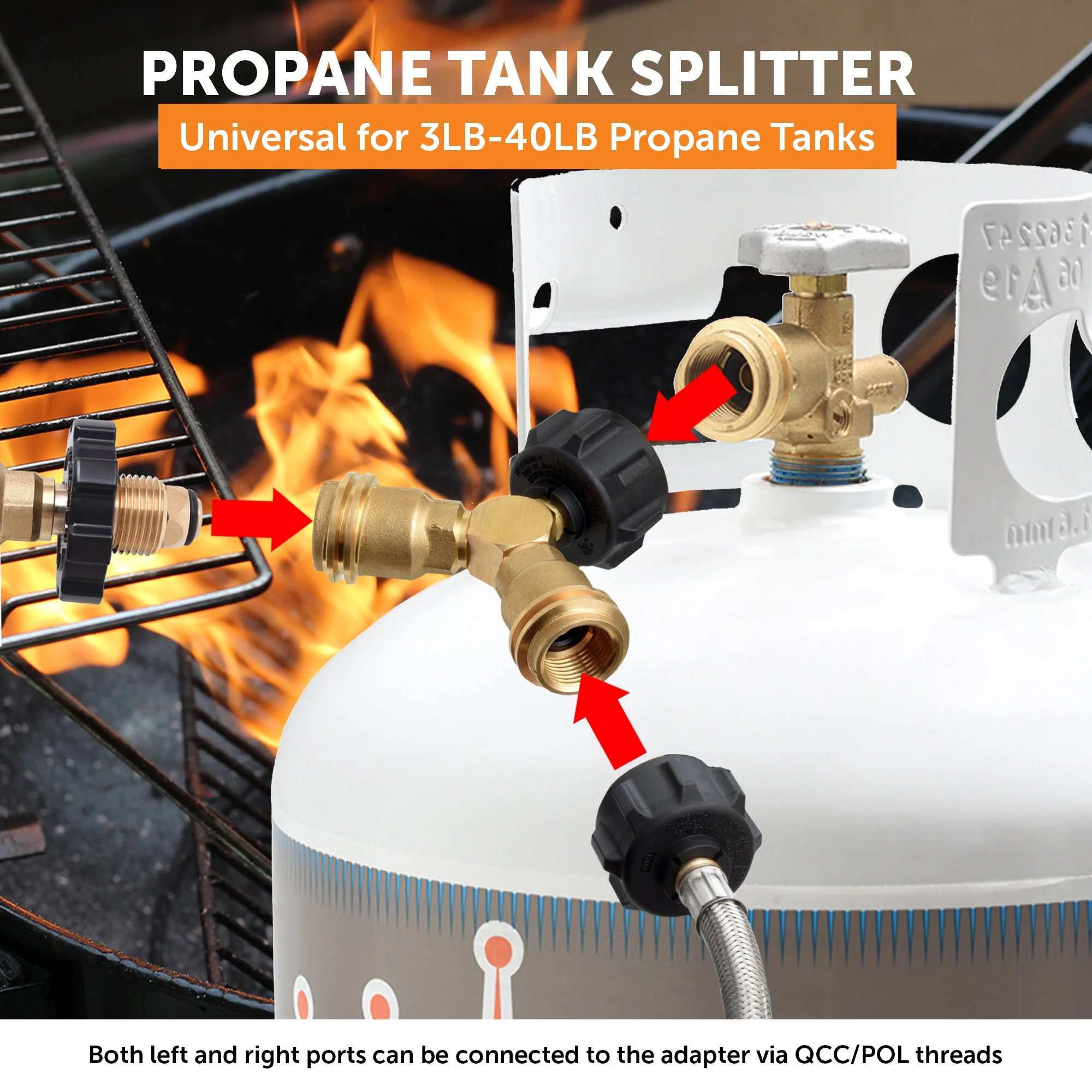 Flame King Y-Splitter Valve - Image 3