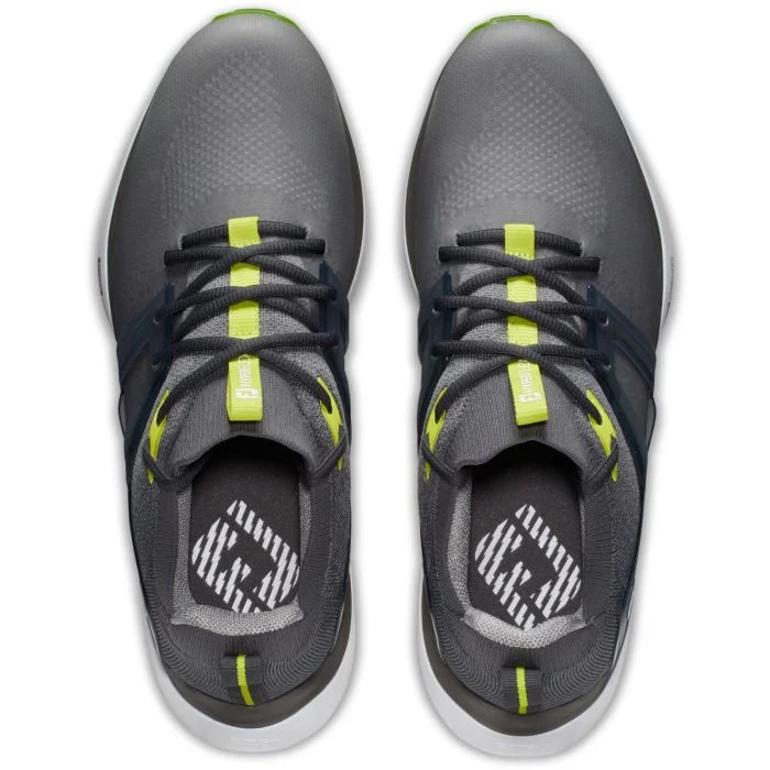 FootJoy HyperFlex Golf Shoes 2024 - Gray/Lime 51044 - Image 3