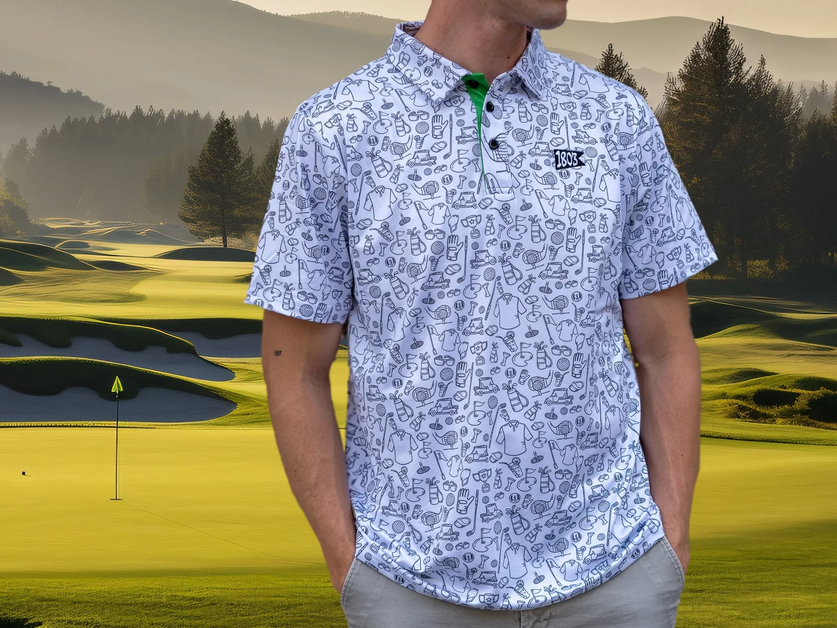 Golf Doodle Polo - Image 4