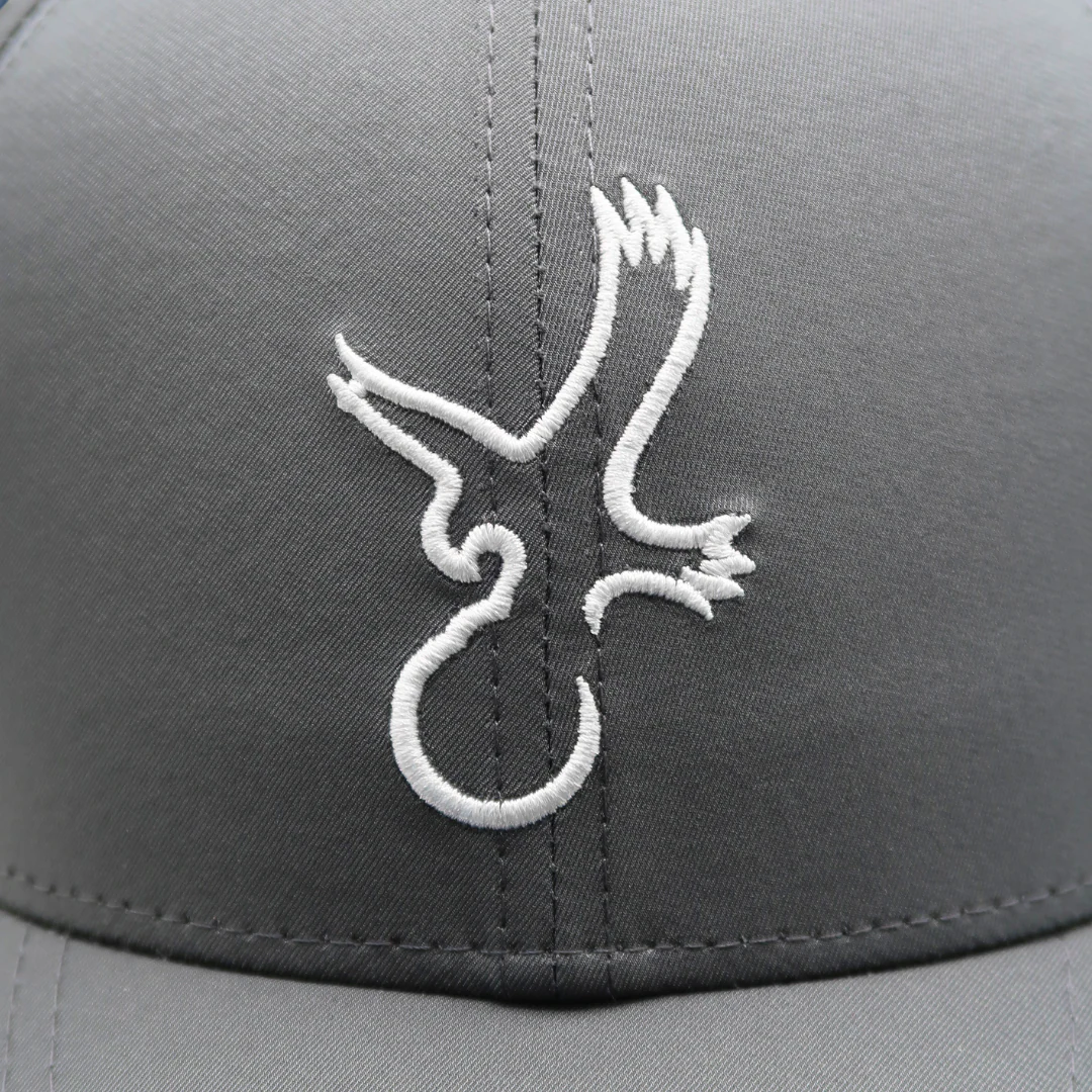 Grey/White Eagle Performance Hat - Image 3