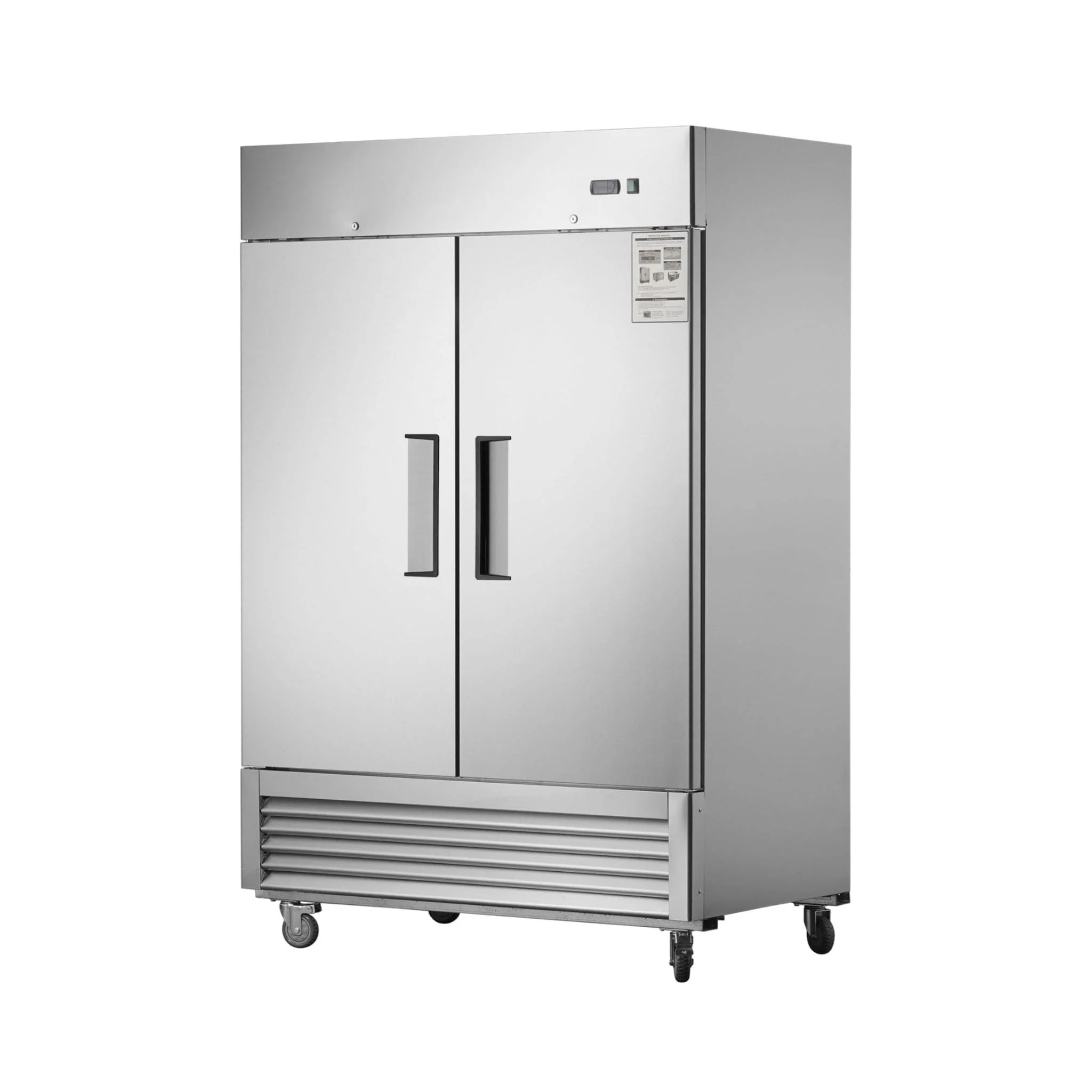 Heavy-Duty 54" Stainless Steel 2-Door Reach-In Upright Commercial Freezer - Image 7