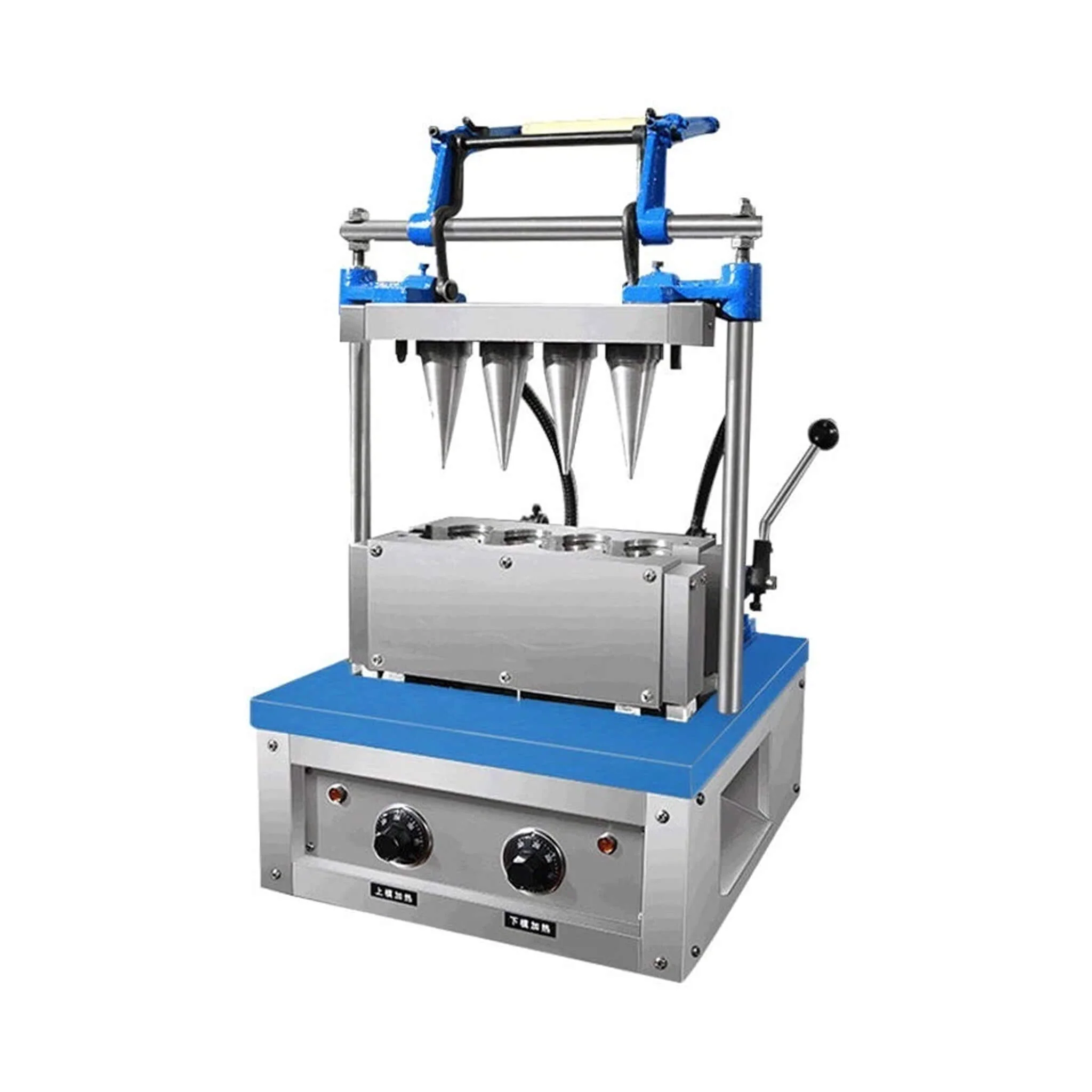 Heavy Duty Commercial 4-Mold Ice Cream Cone Maker Machine - Image 2