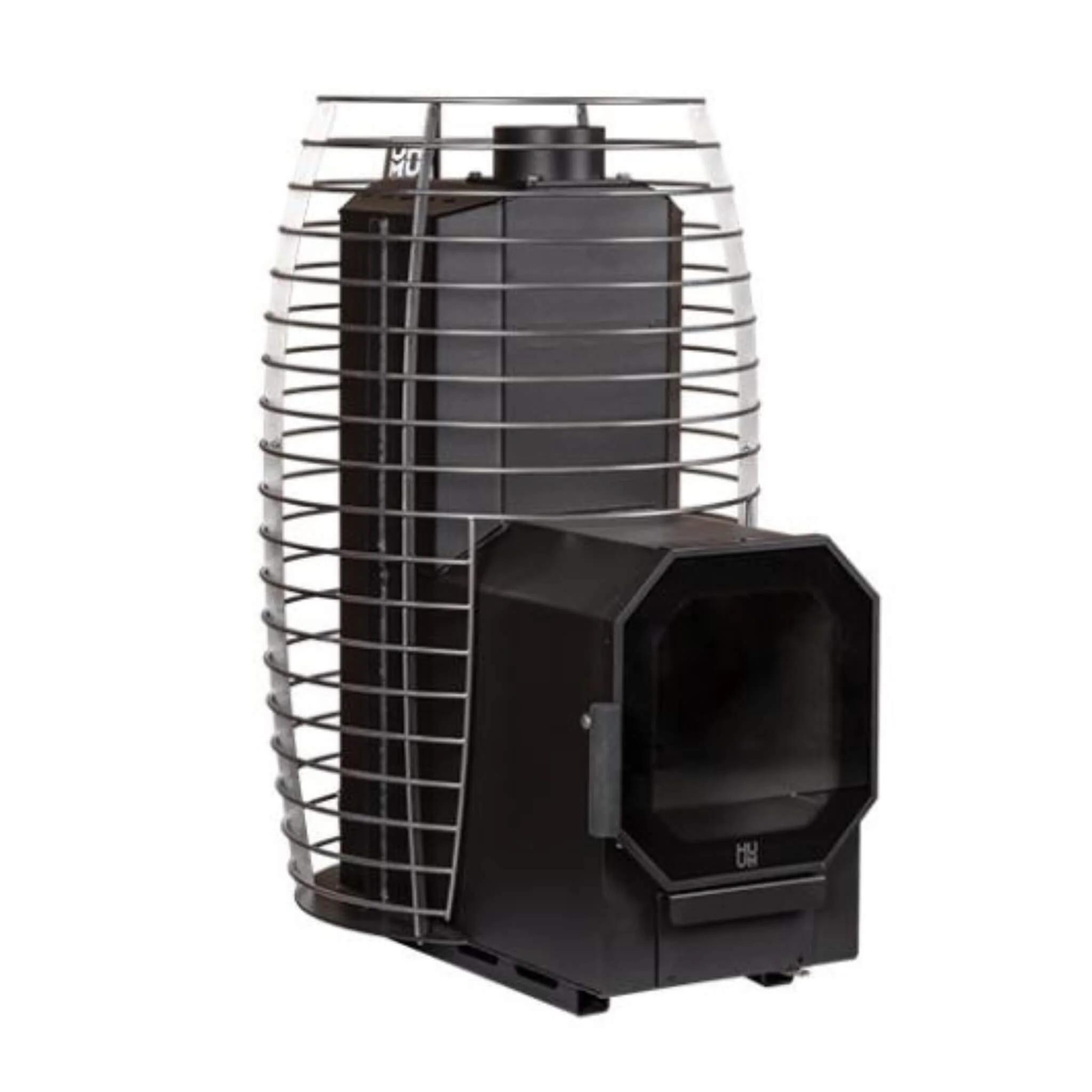 Huum Hive Flow LS 9.8KW Wood-Burning Sauna Stove With Firebox Extension & Sauna Stones - Image 3