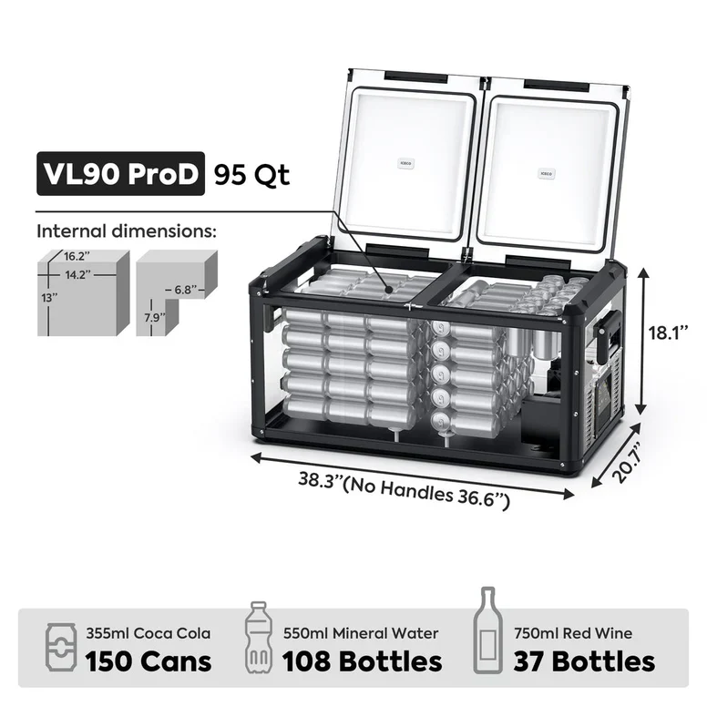 ICECO Dual Zone Freezer 90 LT - Image 7