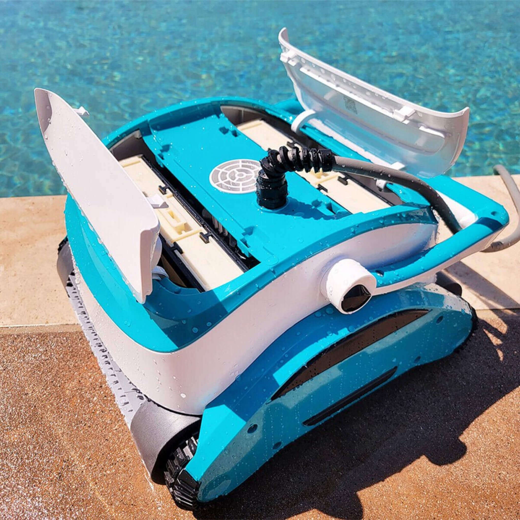 Inground Automatic Dual Scrub Robotic Pool Vacuum Cleaner, 150W - Image 5