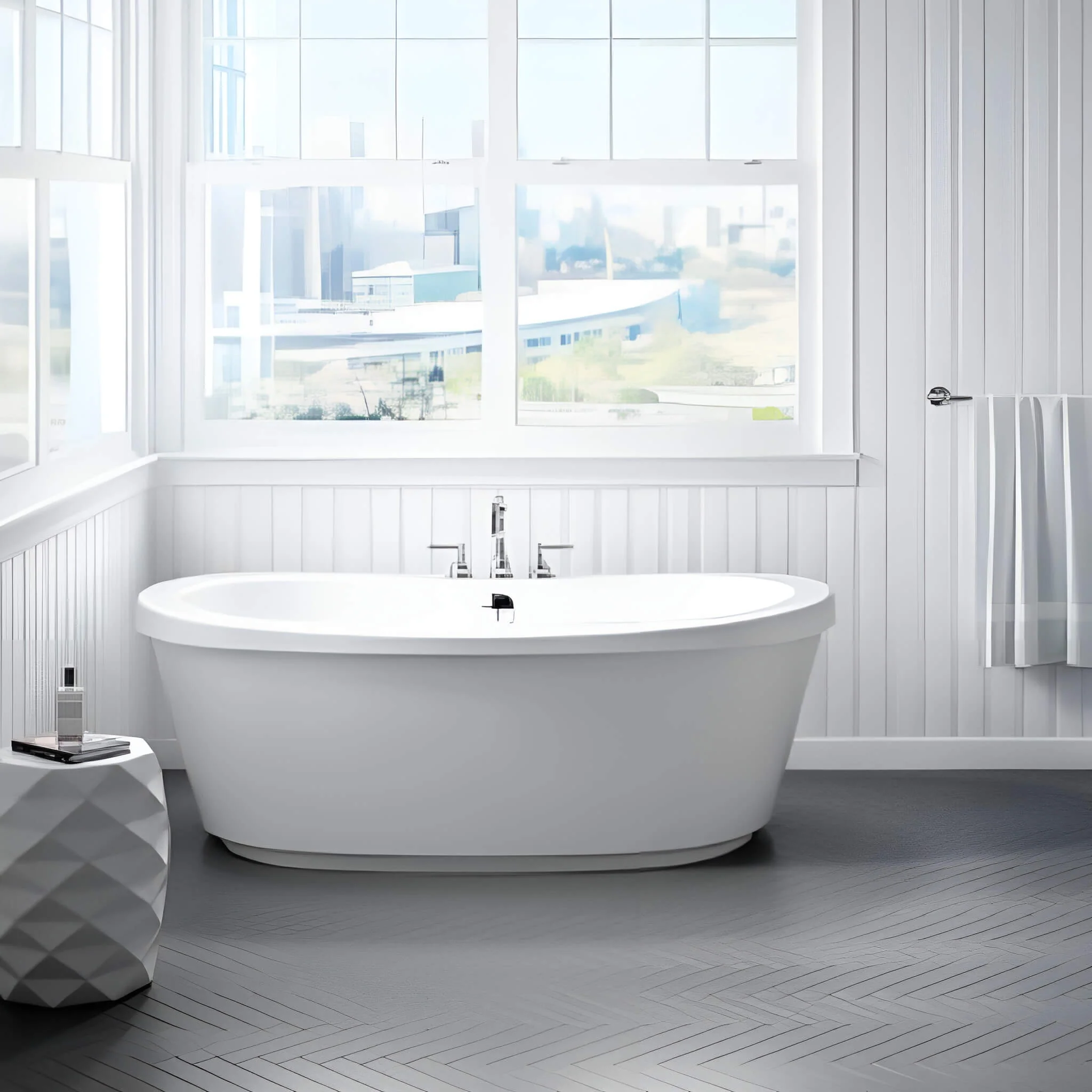 Jacuzzi Bravo 66" Freestanding Air Tub - Image 5