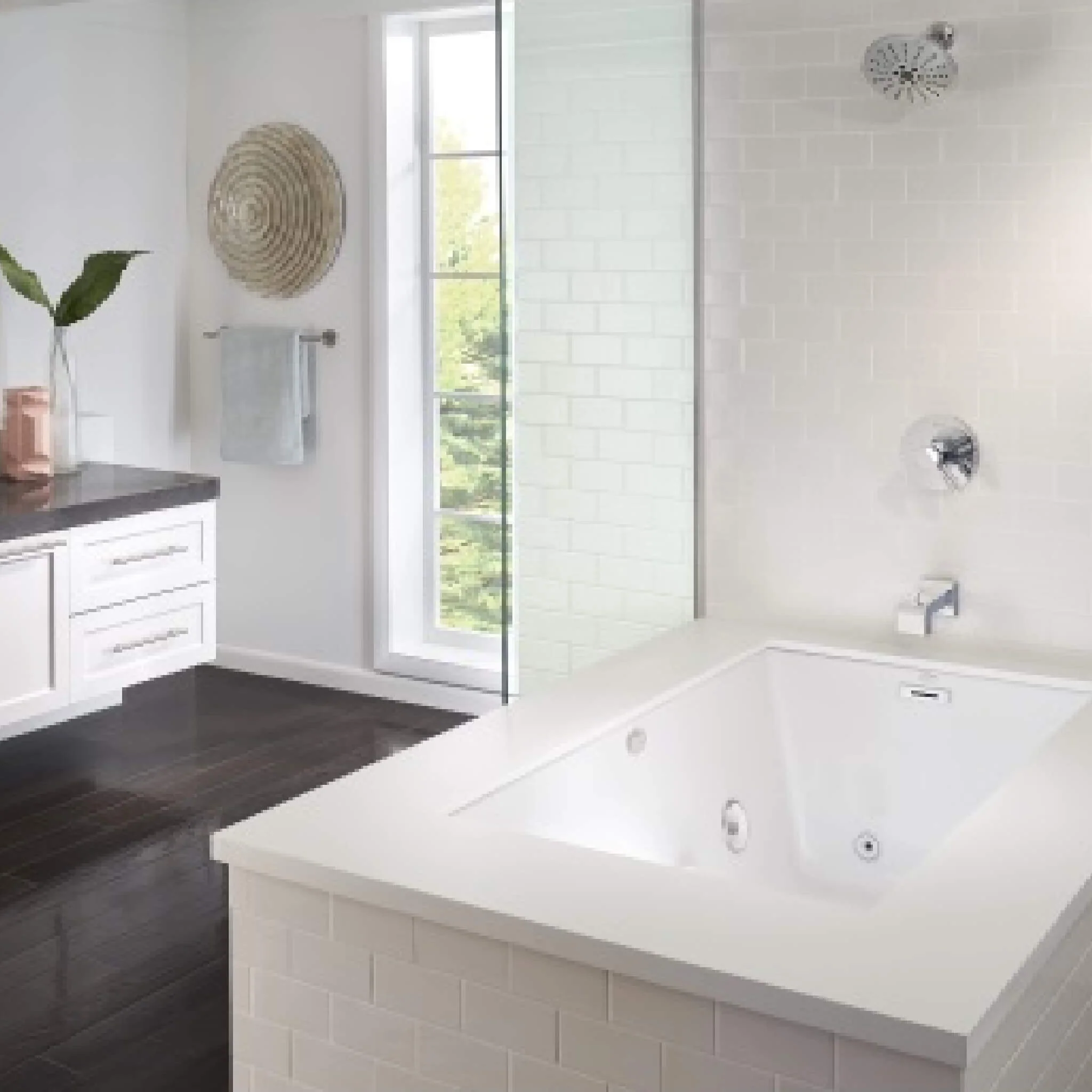 Jacuzzi Elara 72" Rectangle Whirlpool Bathtub With Left Drain - Image 3