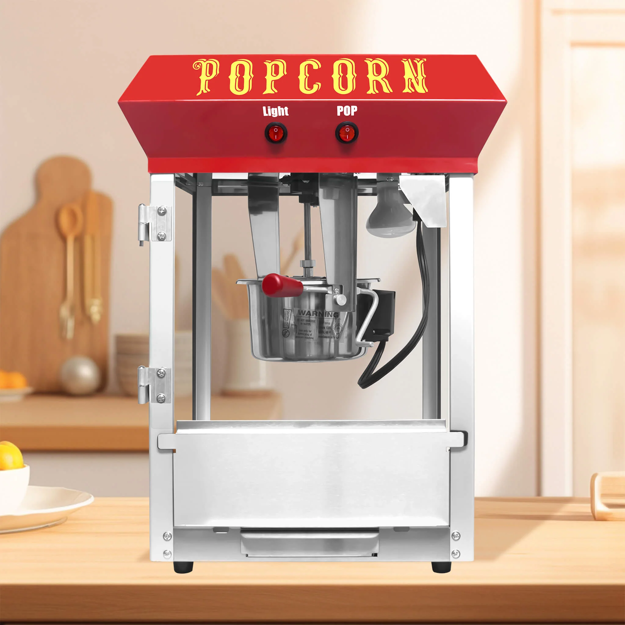 Kaitu Premium Commercial Bar Style 6-Ounce Popcorn Machine Maker - Image 18