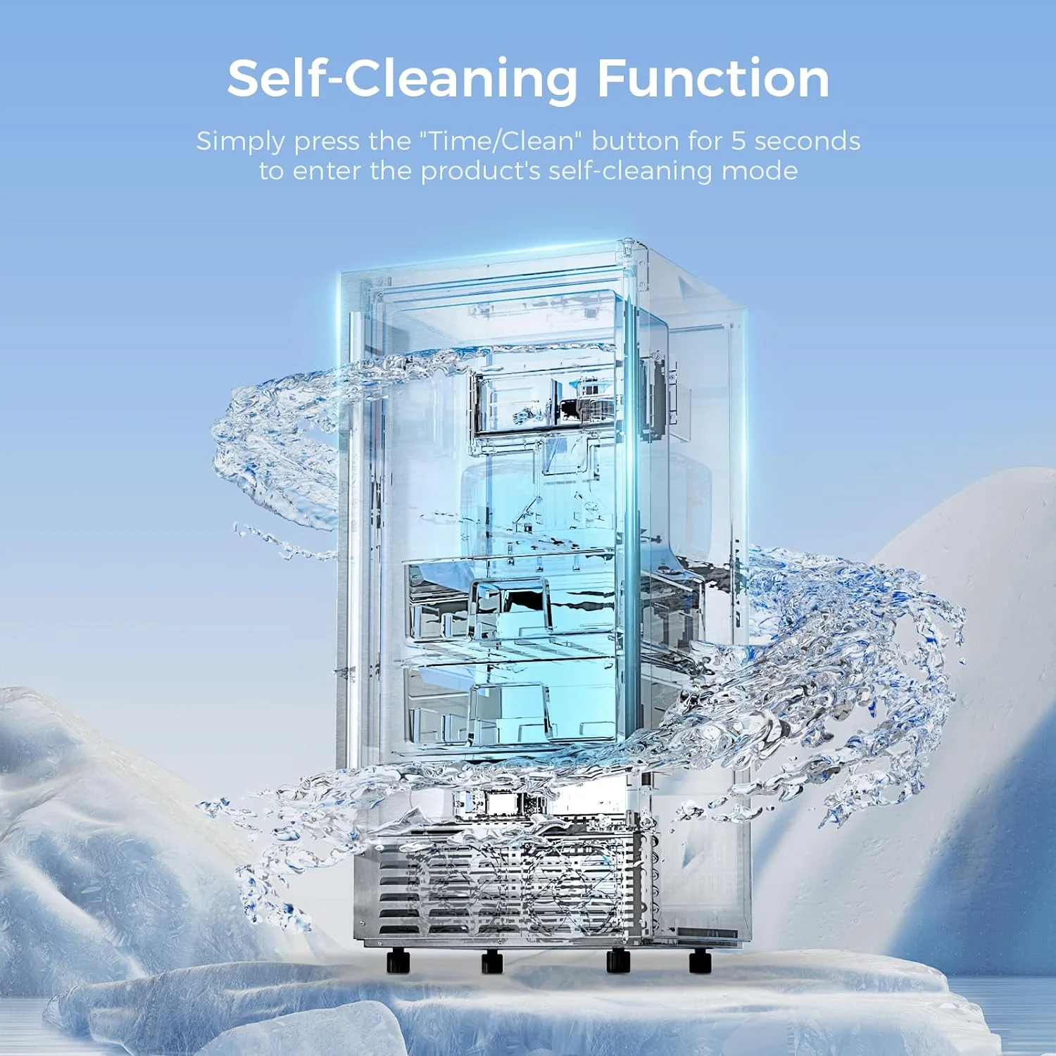 Commercial Under Counter Built-in Nugget Ice Maker Z5830N - Image 9