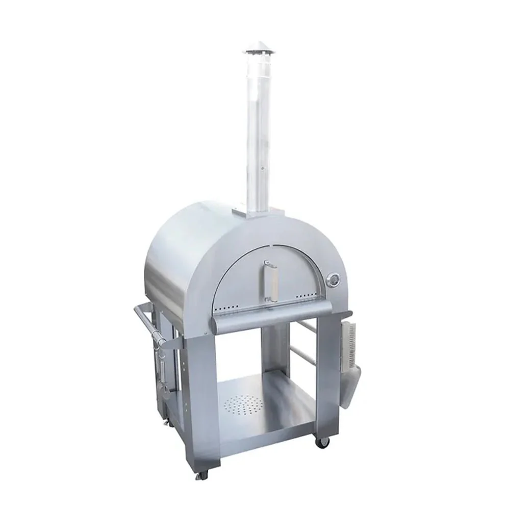 KoKoMo Grills Premium 32 Inch Stainless Steel Wood Fired Pizza Oven - KO-PIZZAOVEN - Image 3