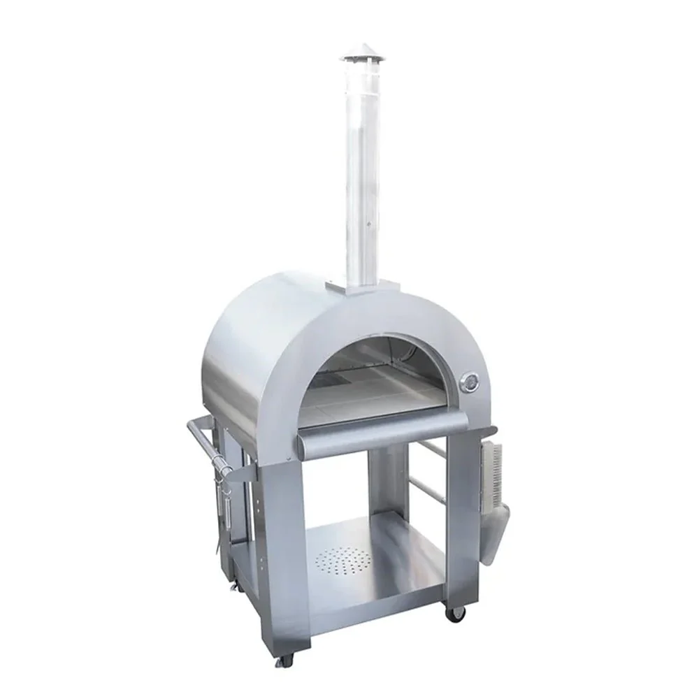 KoKoMo Grills Premium 32 Inch Stainless Steel Wood Fired Pizza Oven - KO-PIZZAOVEN - Image 7