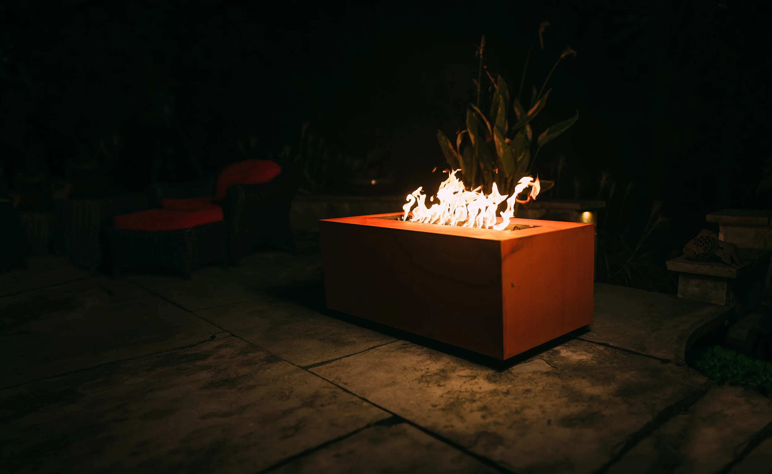 Linear - Metal Fire Pit - Image 3