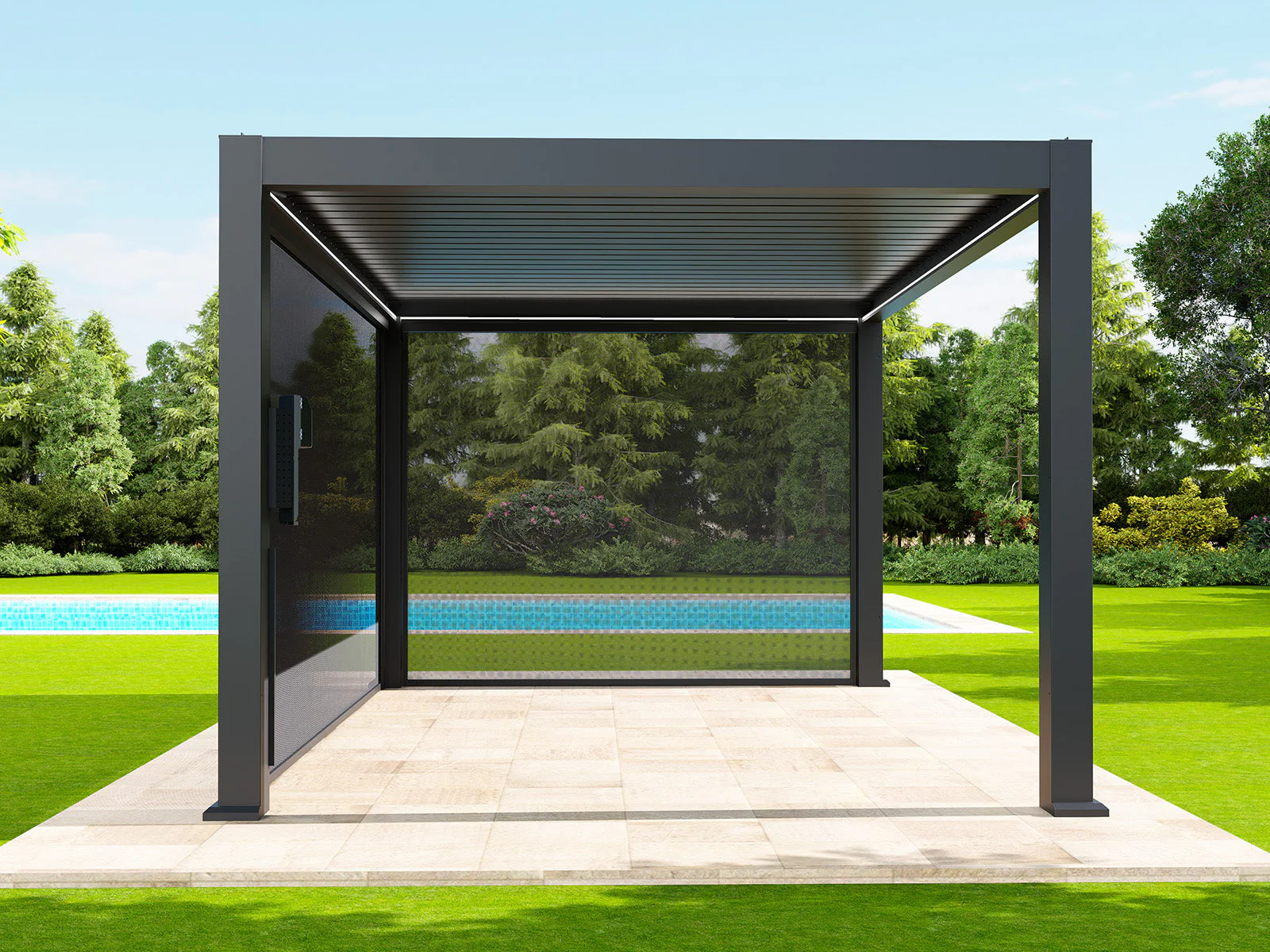 Manual Roller Shades for FlexPatio Pergolas - Image 8